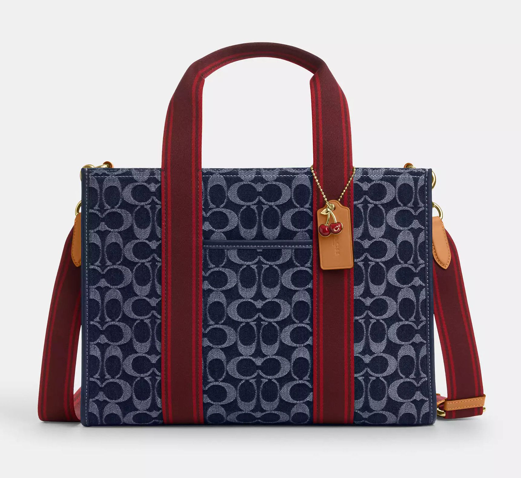 Coach Smith Tote Bag In Signature Denim CY698 Size ONE SIZE - 9 Thumbnail