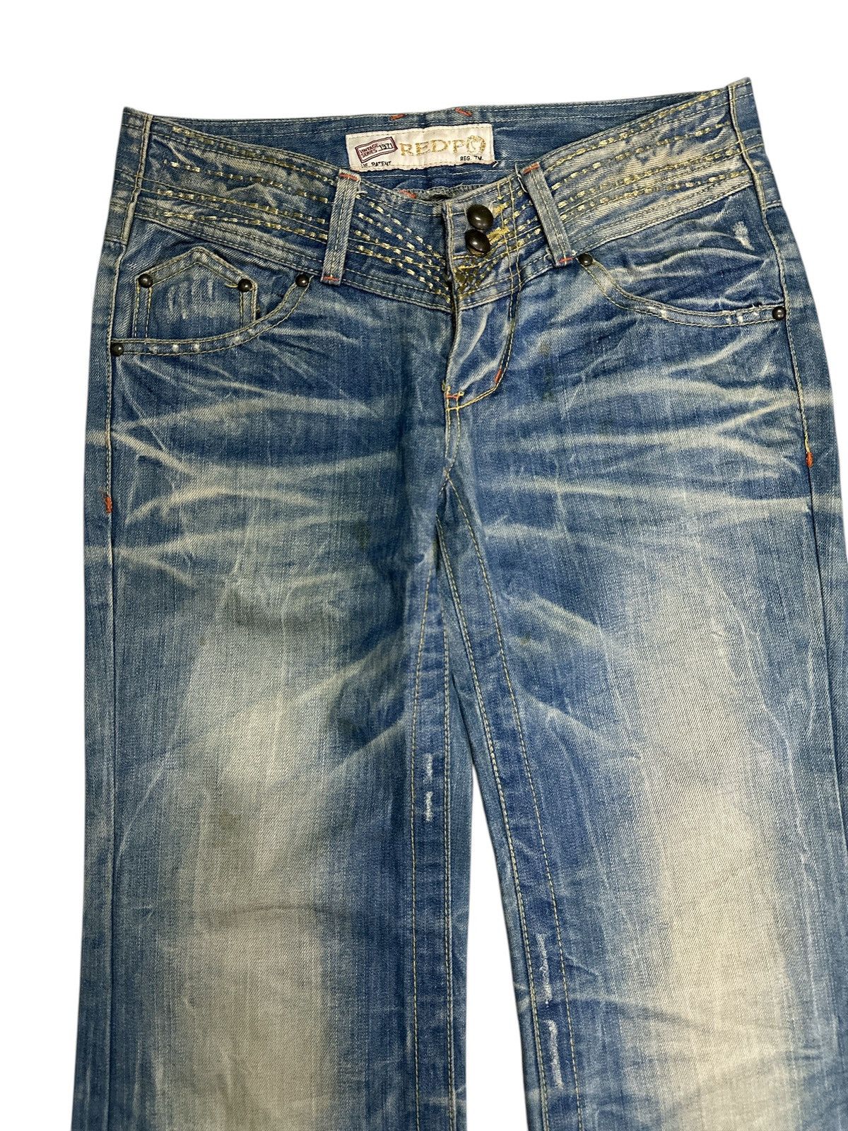 Kapital Flare🎌💥Bootcut Redpepper Denim Jeans . Size US 30 / EU 46 - 6 Thumbnail