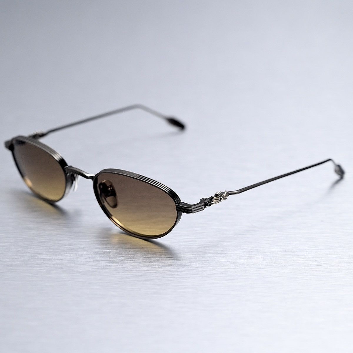 Chrome Hearts CHROME HEARTS CLITORIAL ANTIQUE SILVER SUNGLASSES Size ONE SIZE - 2 Thumbnail