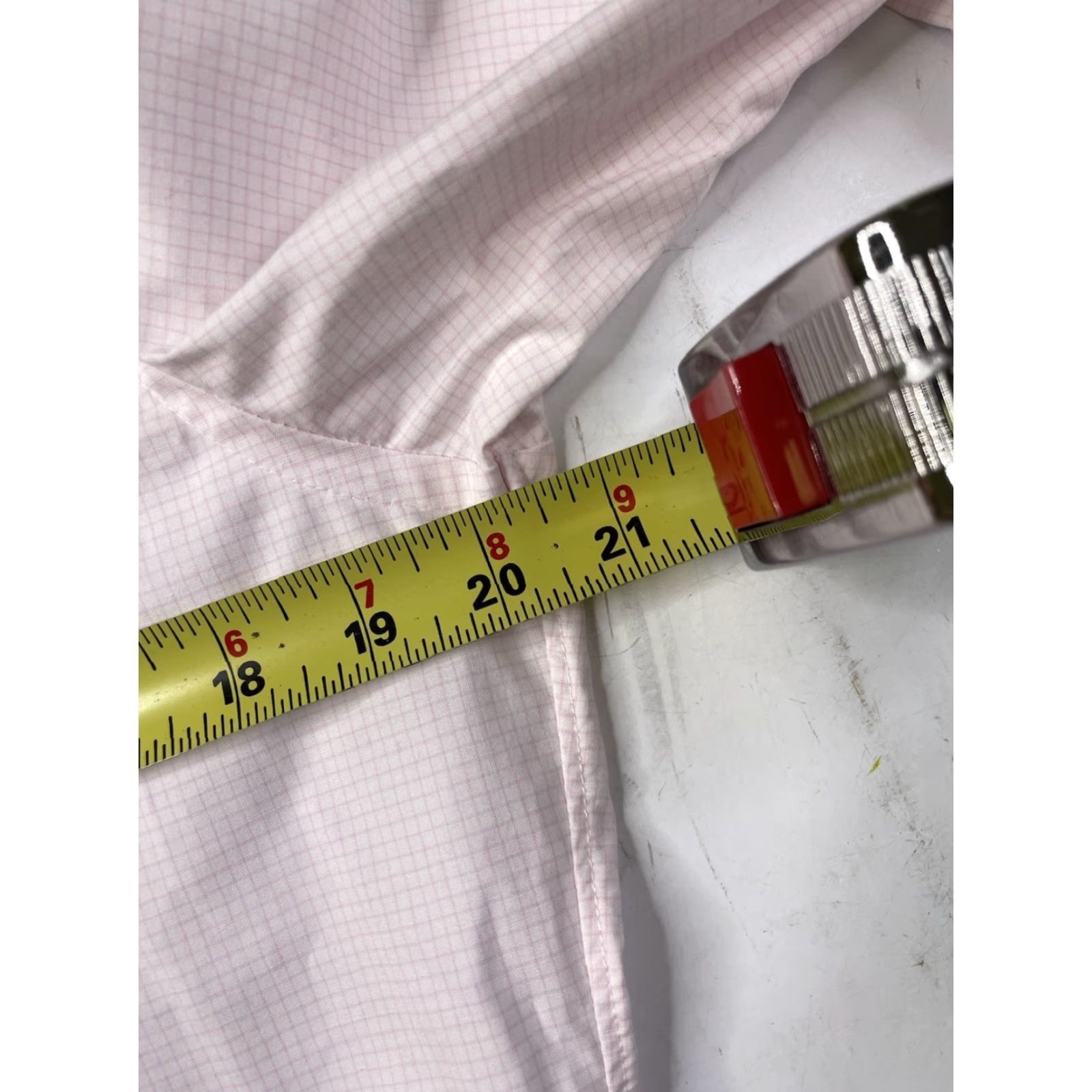 J.Crew J.Crew Ludlow Dress Shirt Mens 15 32 Slim Fit Long Sleeve Button-Down Pink White Multicolor Check Modern Regular Men Size 40R - 6 Thumbnail