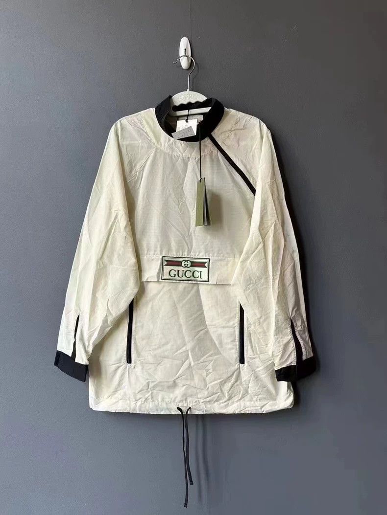 Gucci Gucci Beige nylon windbreaker jacket 2501-Nextarrow Size US S / EU 44-46 / 1 - 1 Thumbnail