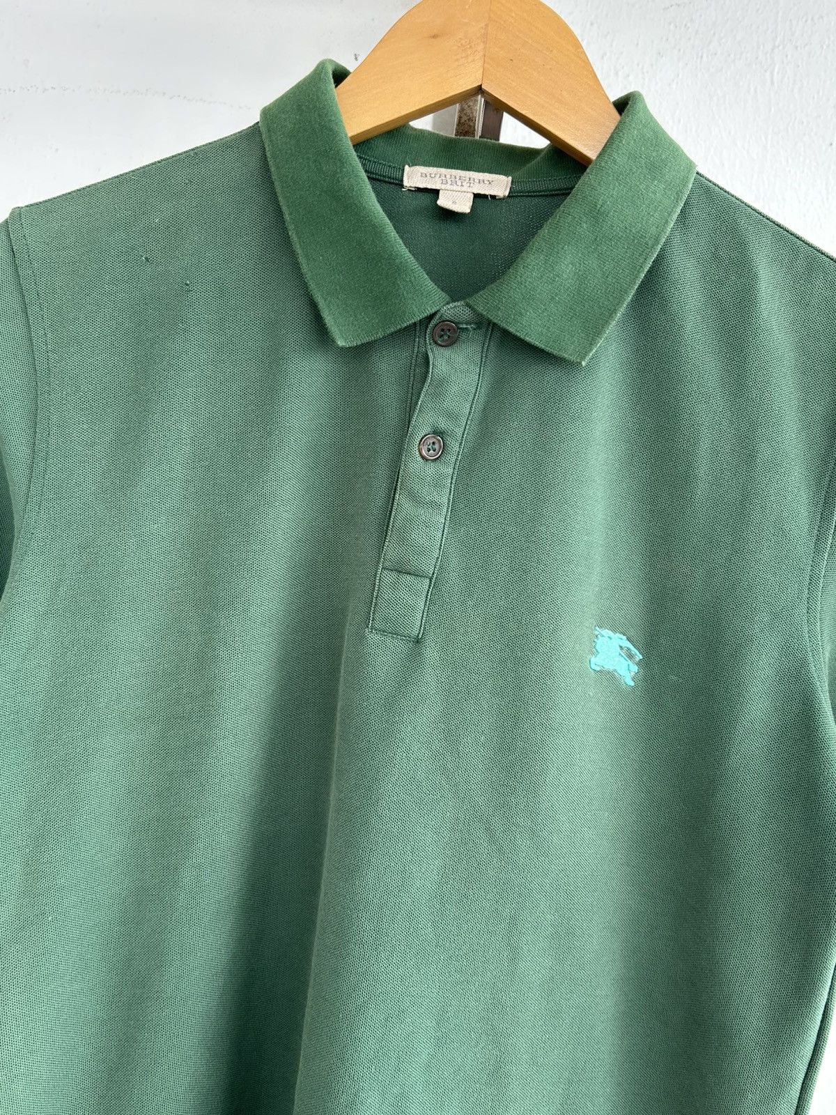 Burberry Burberry Brit Vintage Polo Green Size US S / EU 44-46 / 1 - 3 Thumbnail