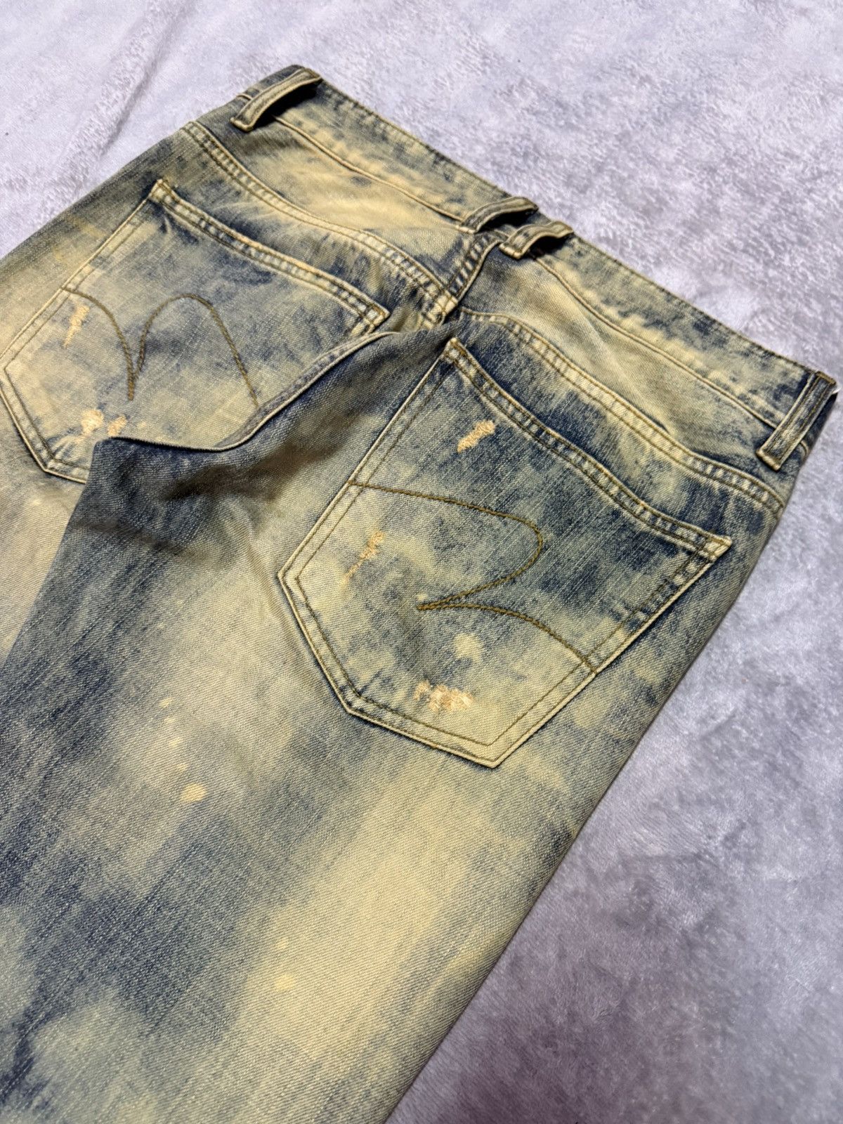 Hysteric Glamour Standard Number Japan Acid Mud Wash Straight Jeans Size US 30 / EU 46 - 11 Thumbnail