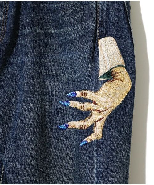 Undercover Undercover 2023 AW "Komische" Hand Denim Pants Size US 34 / EU 50 - 4 Thumbnail