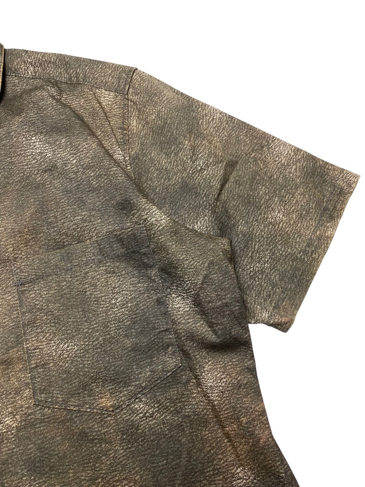 If Six Was Nine 2000s L7 Real Hip - Mud Wash Rusted Short Button Shirt Size US M / EU 48-50 / 2 - 7 Thumbnail