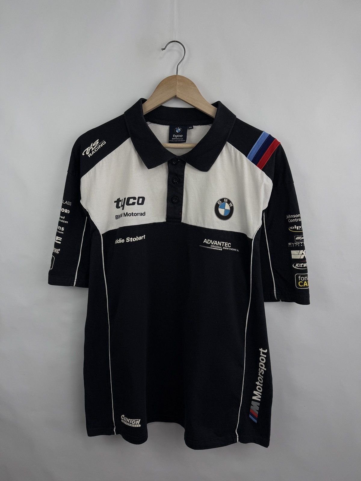 BMW 🇩🇪 Vintage BMW Motorrad Tyco Akrapovic Racing Team Polo Shirt Size US XXL / EU 58 / 5 - 3 Thumbnail