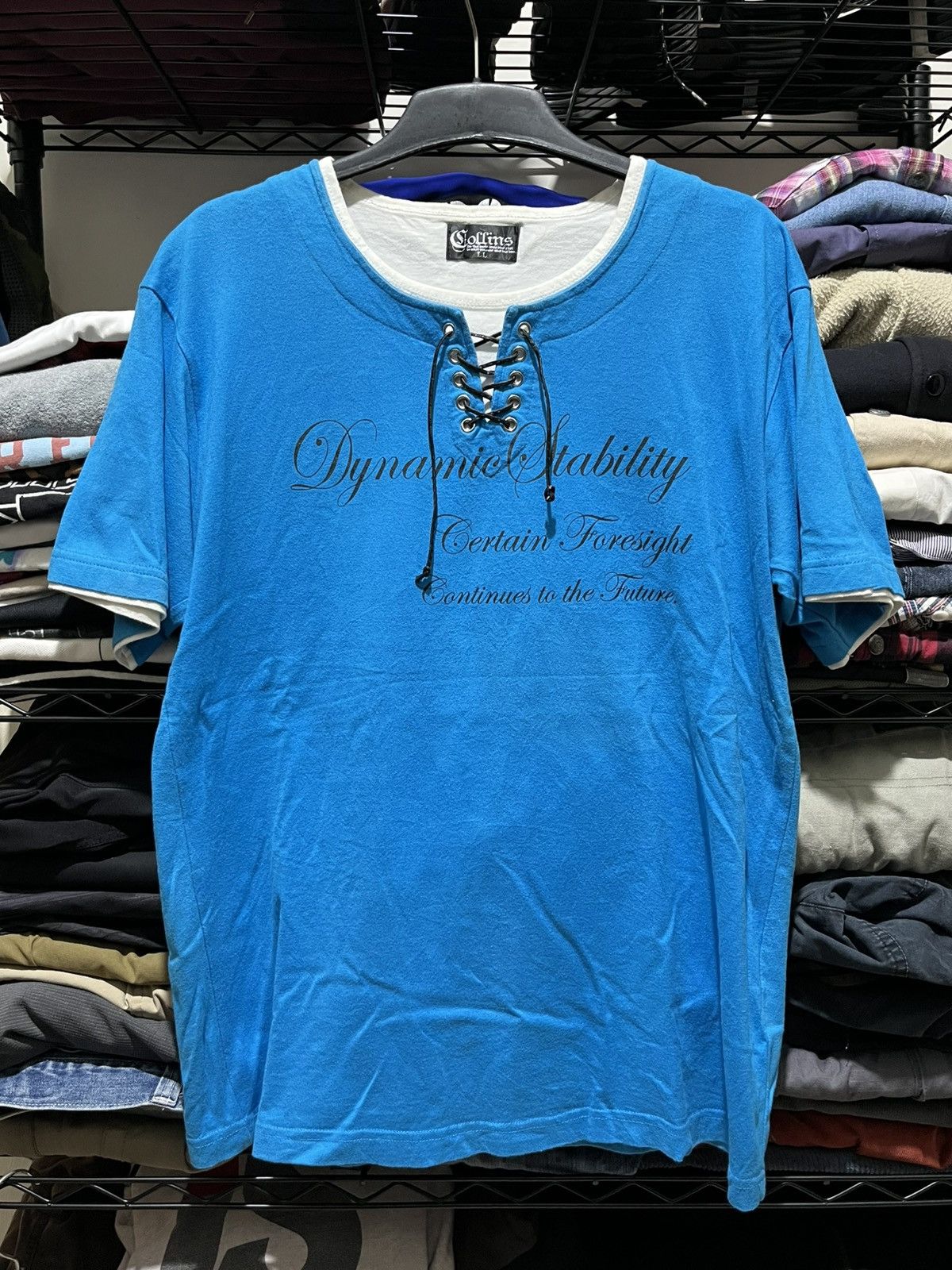 Japanese Brand 1990s Collins Poem lgb style Size US L / EU 52-54 / 3 - 1 Thumbnail