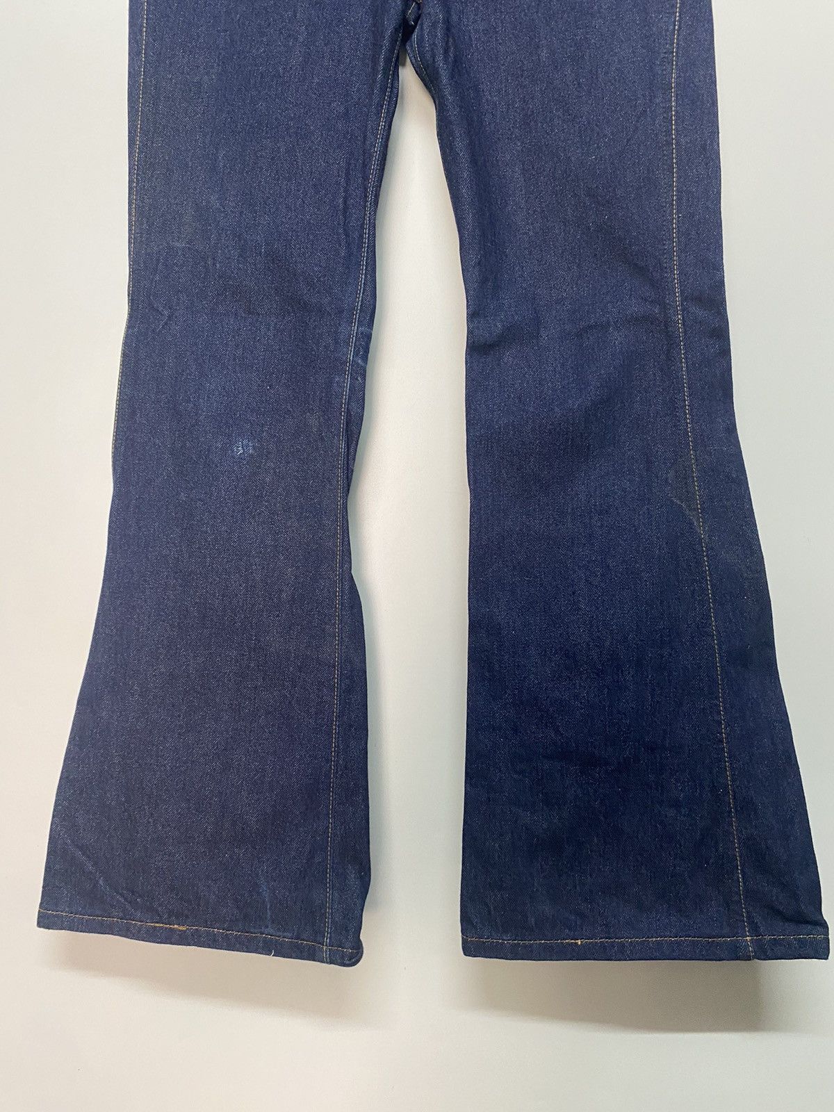 Big John × Japanese Brand Vintage Big John Denim Jeans Button Fly Flare Bootcut Pants Size 28" / US 6 / IT 42 - 6 Thumbnail