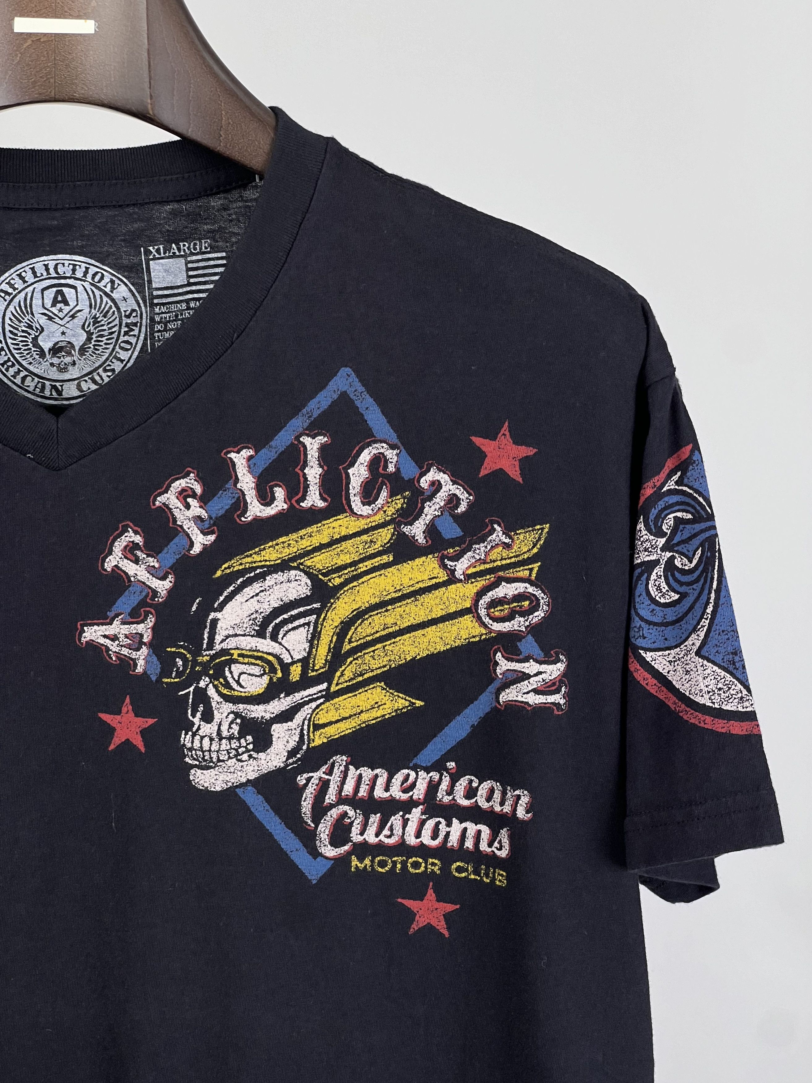 Affliction Brand New AMERICAN CUSTOMS SS TEE Size US XL / EU 56 / 4 - 3 Thumbnail