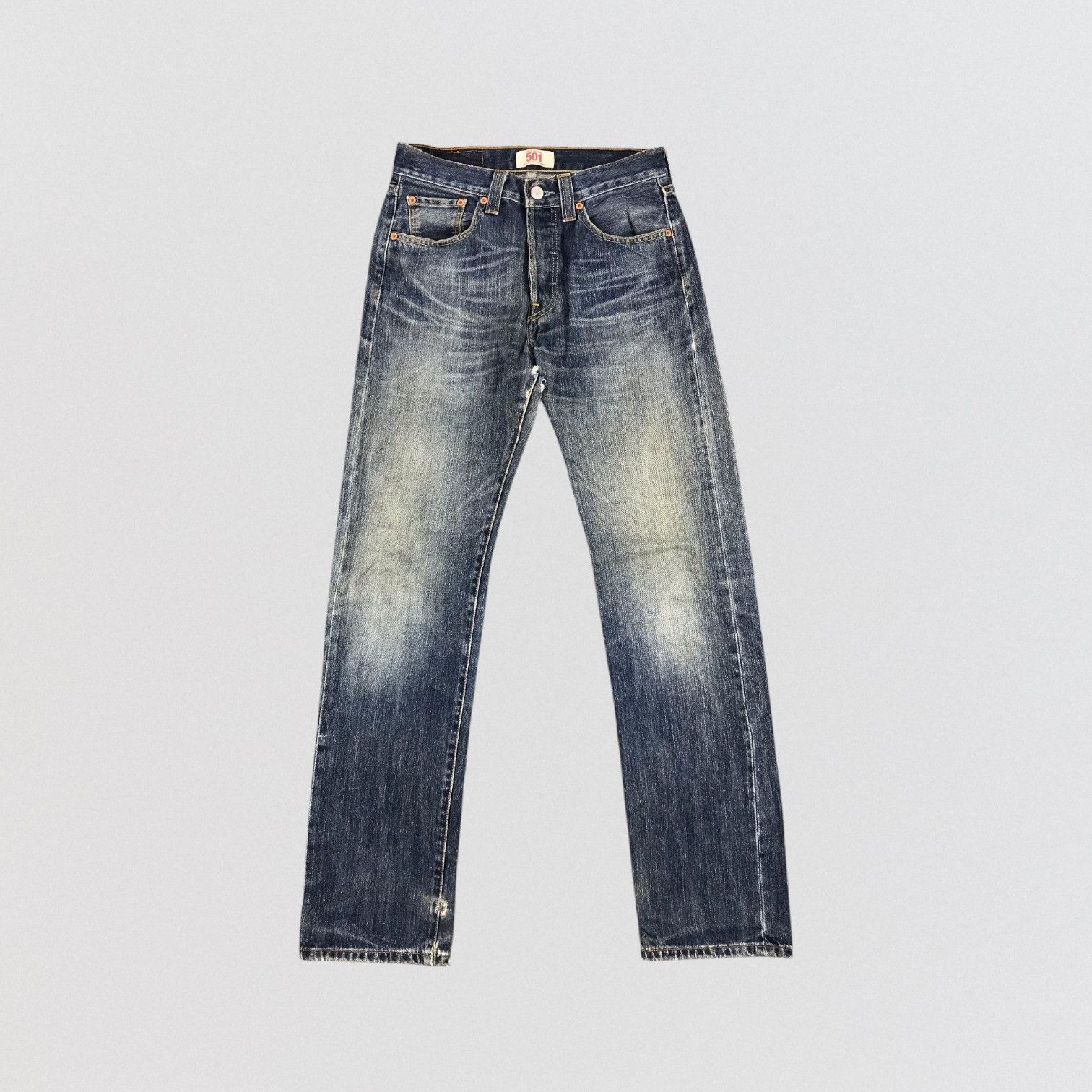 Levi's Vintage Blue Wash Levis 501 Jeans-JM1942 Size US 30 / EU 46 - 1 Thumbnail