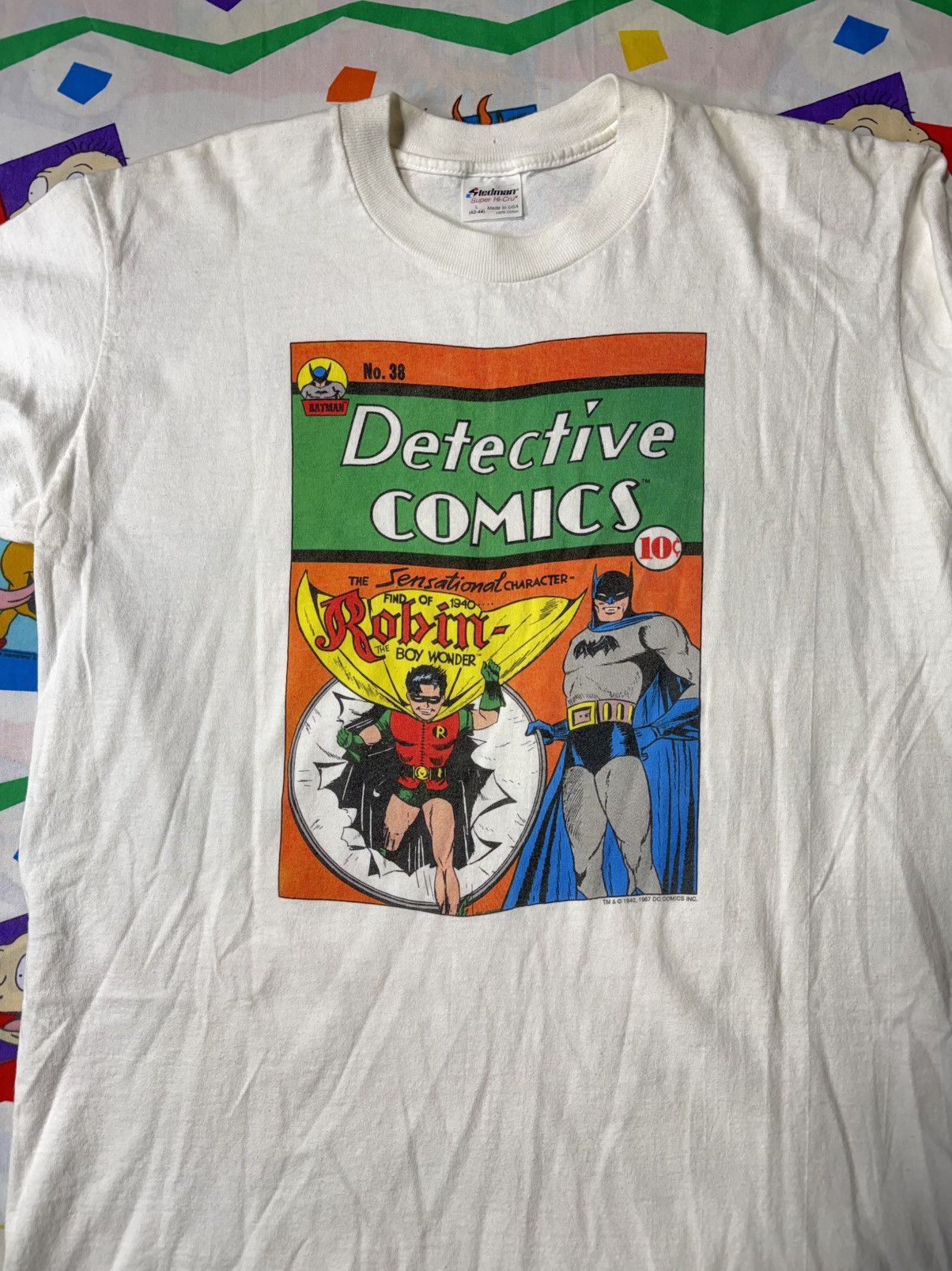 Other Vintage Batman Detective Comics #38 Promo Tee T-Shirt Size US L / EU 52-54 / 3 - 1 Thumbnail