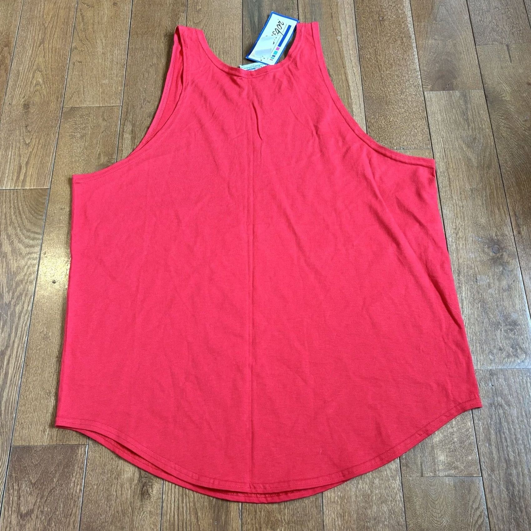 McGregor VINTAGE NWT MacGregor Muscle Tank Top Red Black Made in the USA XL Men Tank Sleeveless Scoop Neck Adult Large Size US XL / EU 56 / 4 - 8 Thumbnail