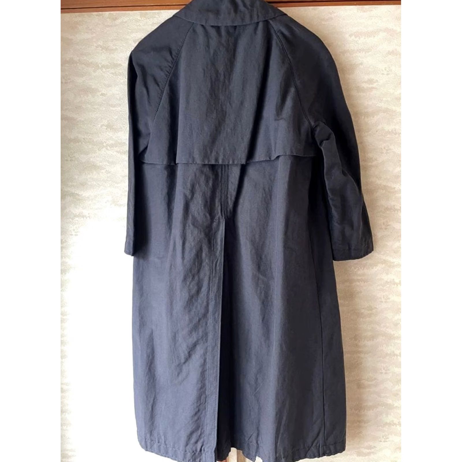 Marni MARNI Trench Coat Navy Size40 Spring Jacket Women Short Sleeve Nylon Linen Nylon Commessa 2010s Designer Italian Size S / US 4 / IT 40 - 4 Thumbnail