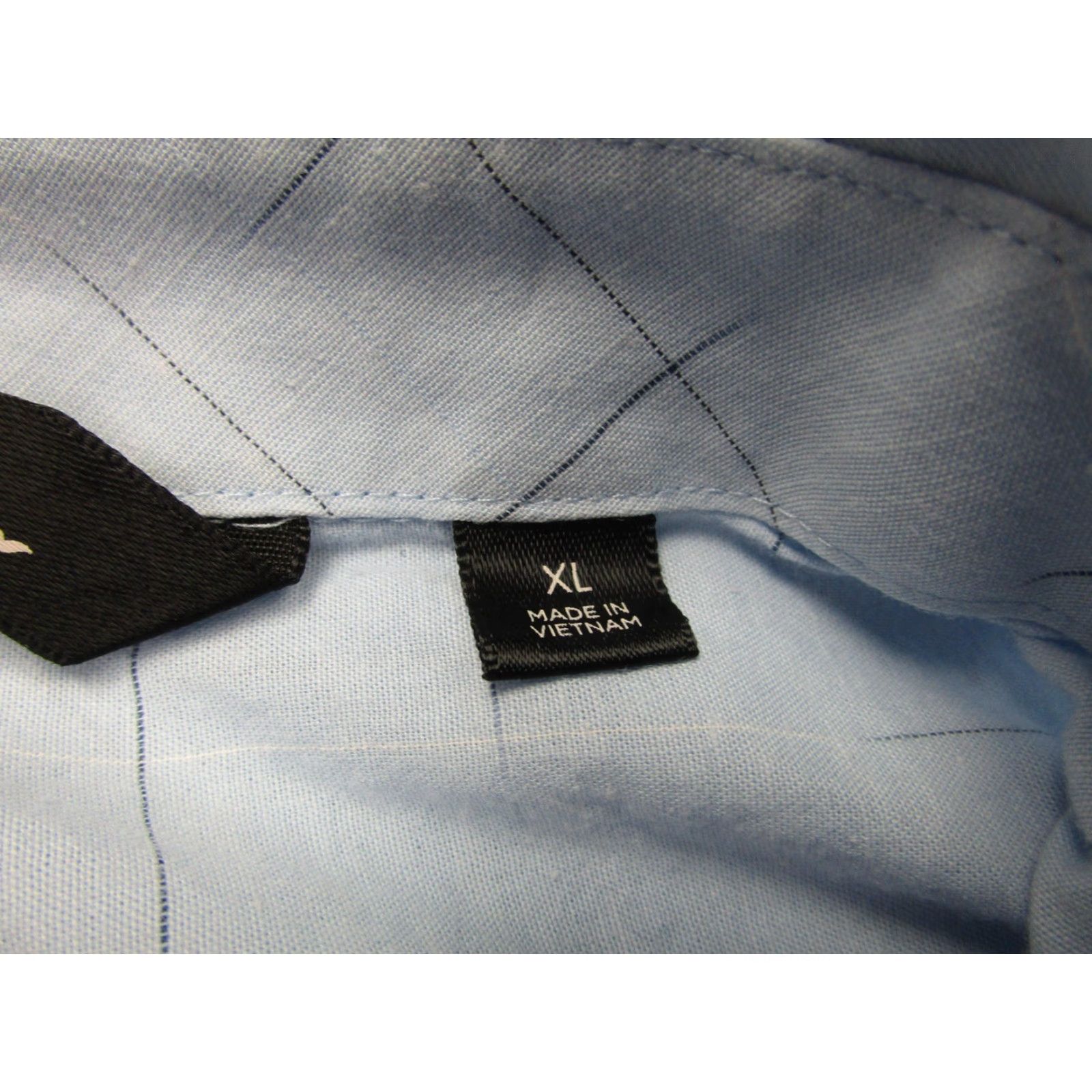 TravisMathew TravisMathew Shirt Mens XL Light Blue Short Sleeve Button Front Golf Casual Size US XL / EU 56 / 4 - 5 Thumbnail