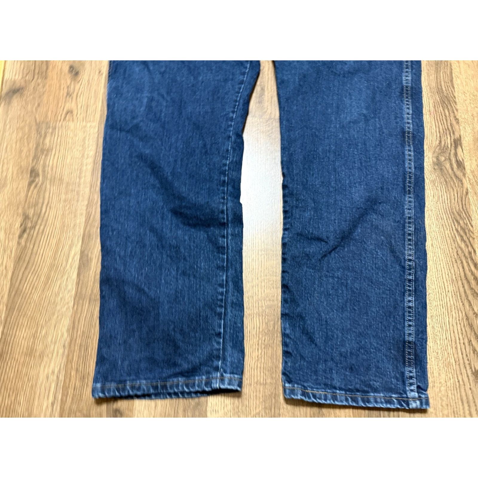 Wrangler Wrangler Jeans Men 38x32 Blue Denim Straight Leg Rugged 45" Length Jeans Regular 5-Pocket Size US 38 / EU 54 - 3 Thumbnail