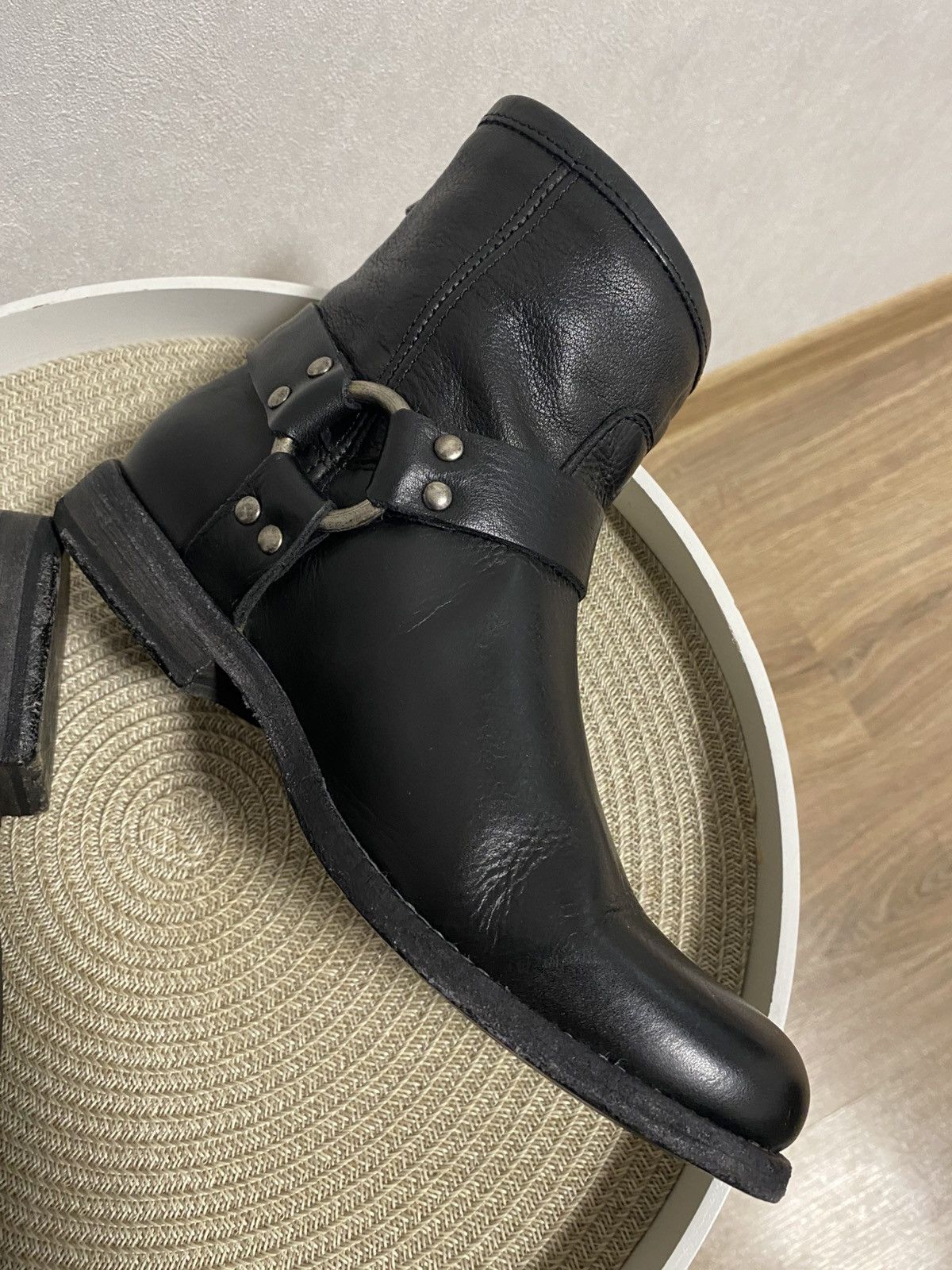 Frye Frye Phillip Harness AS98 Sendra Moto Biker Boots Size: 37 Size US 7 / IT 37 - 11 Thumbnail