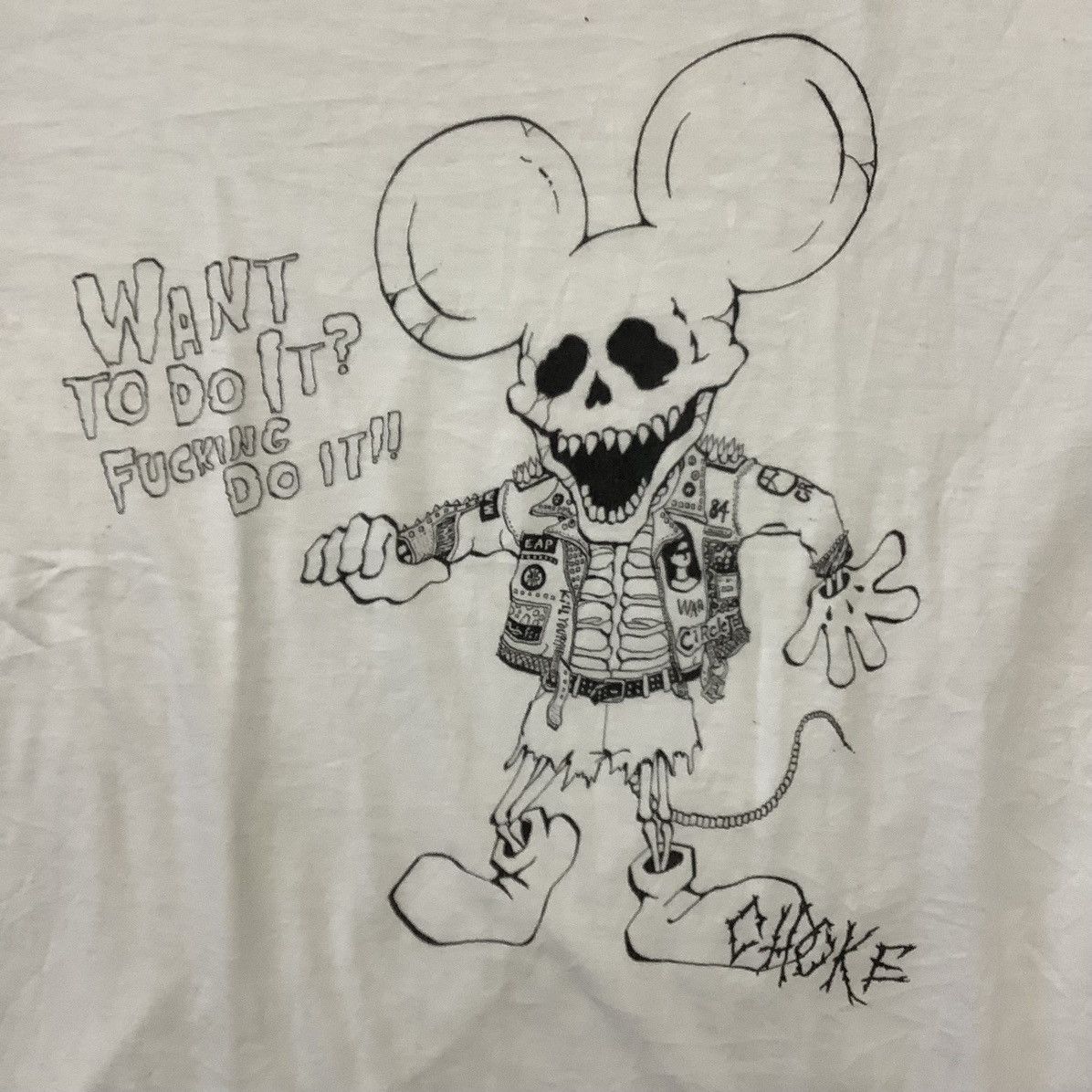 Hysteric Glamour × If Six Was Nine × Seditionaries Y2K Monster Mouse Graphic Tee Size US M / EU 48-50 / 2 - 2 Thumbnail