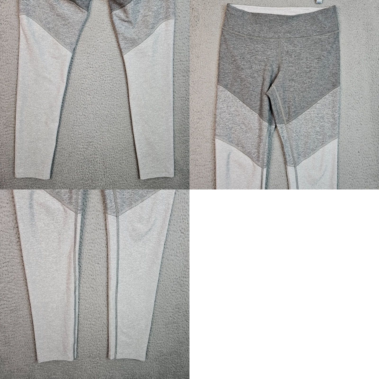 Outdoor Voices - Keeps the core selling point: Outdoor Voices Womens black gray stripes 7/8 leggings Size M Size 32" / US 10 / IT 46 - 8 Thumbnail