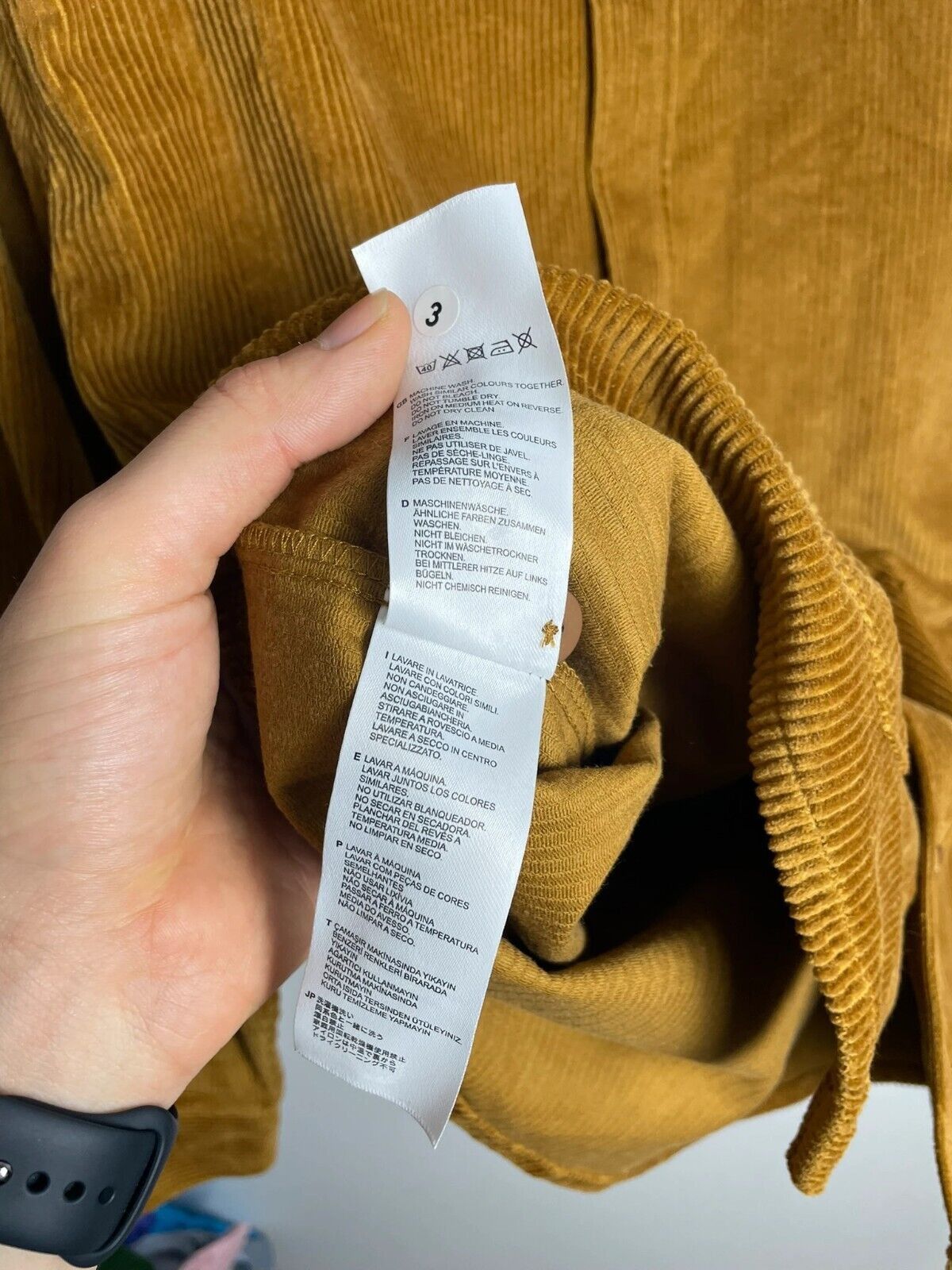 Fred Perry Fred Perry Corduroy Overshirt - Dark Caramel in size L Size US L / EU 52-54 / 3 - 6 Thumbnail