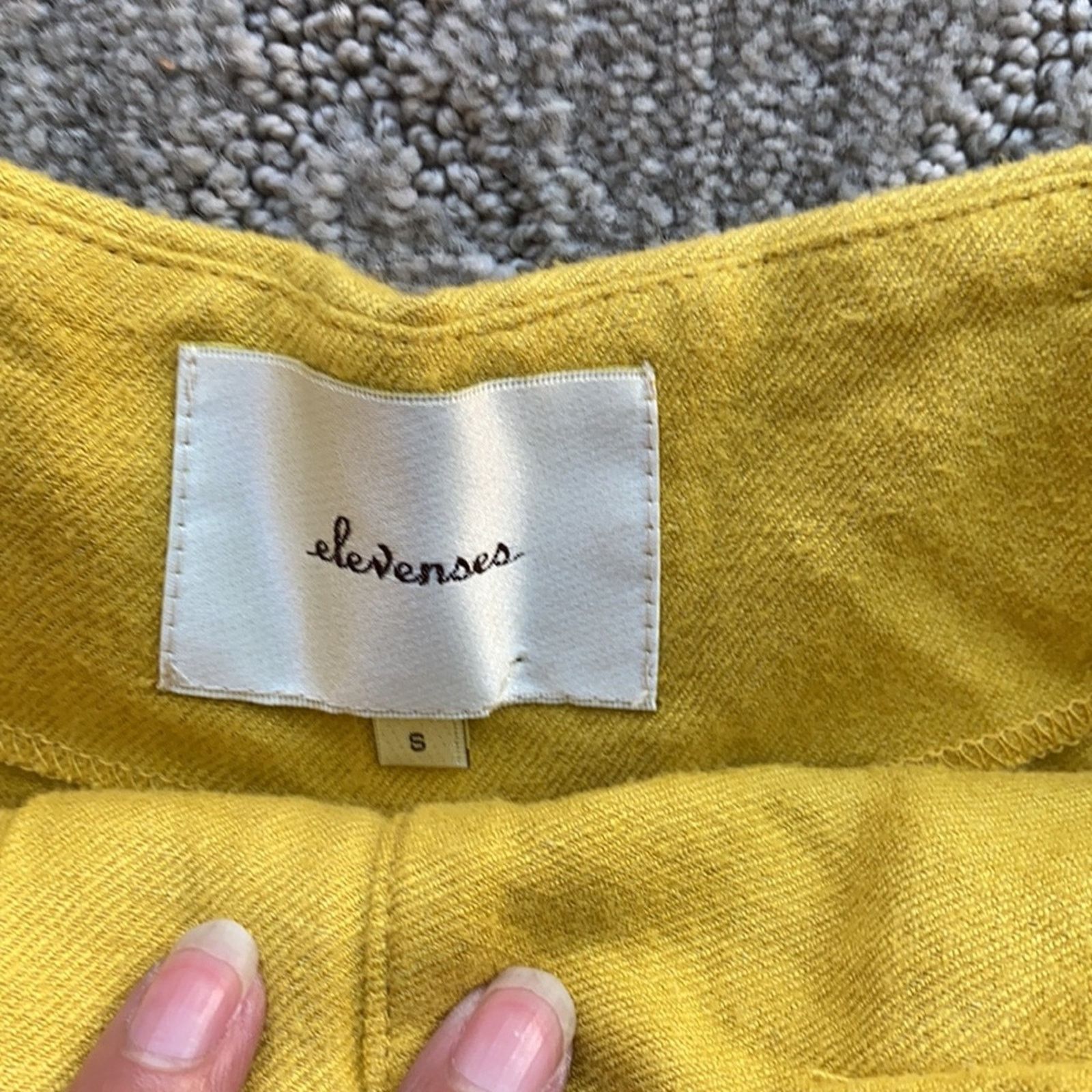 Other Elevenses high waisted pants linen cotton blend office sz S Size 26" / US 2 / IT 38 - 4 Thumbnail