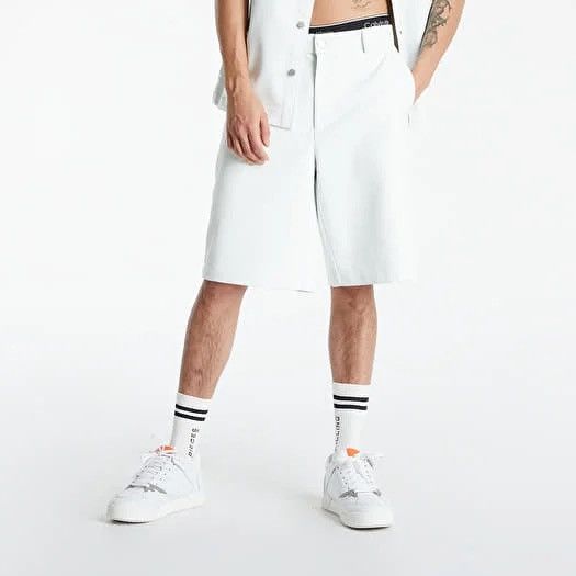Han Kjobenhavn SS21 !DS! Han Kjobenhavn White Croc Suit Wide Leg Shorts Size US 32 / EU 48 - 6 Thumbnail