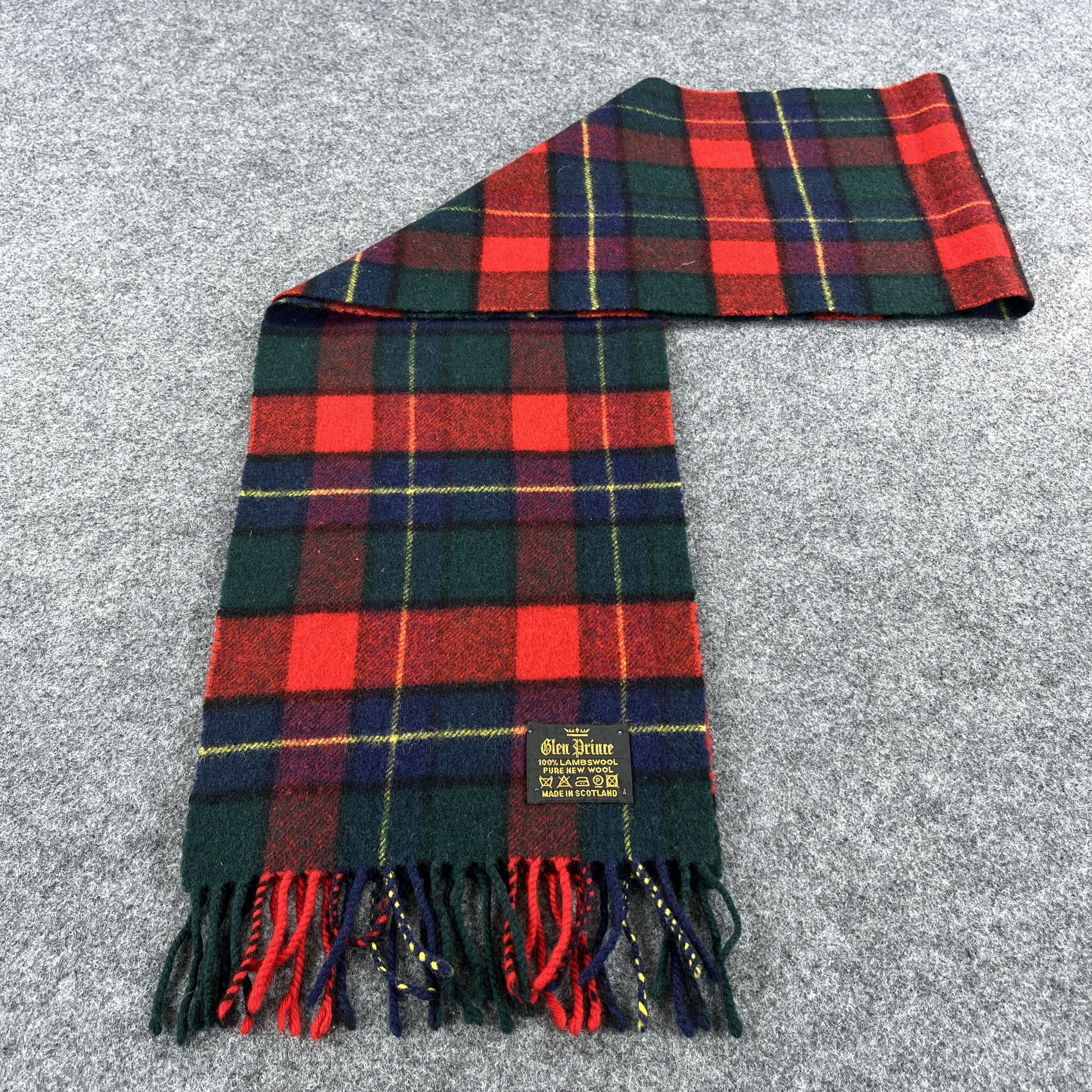 Vintage Glen Prince Scarf / Muffler / Neckwear T1448 Size ONE SIZE - 4 Thumbnail