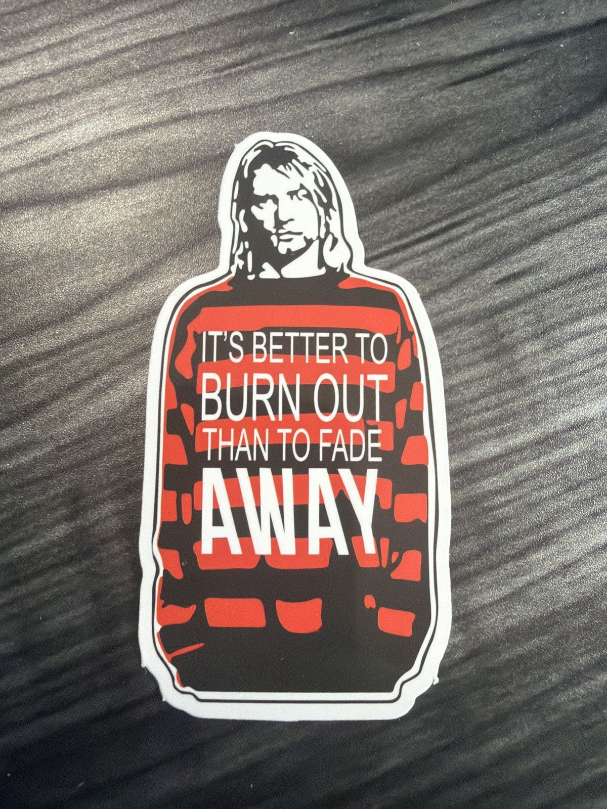Nirvana Kurt Cobain Montage Of Heck Sticker Size ONE SIZE - 1 Thumbnail
