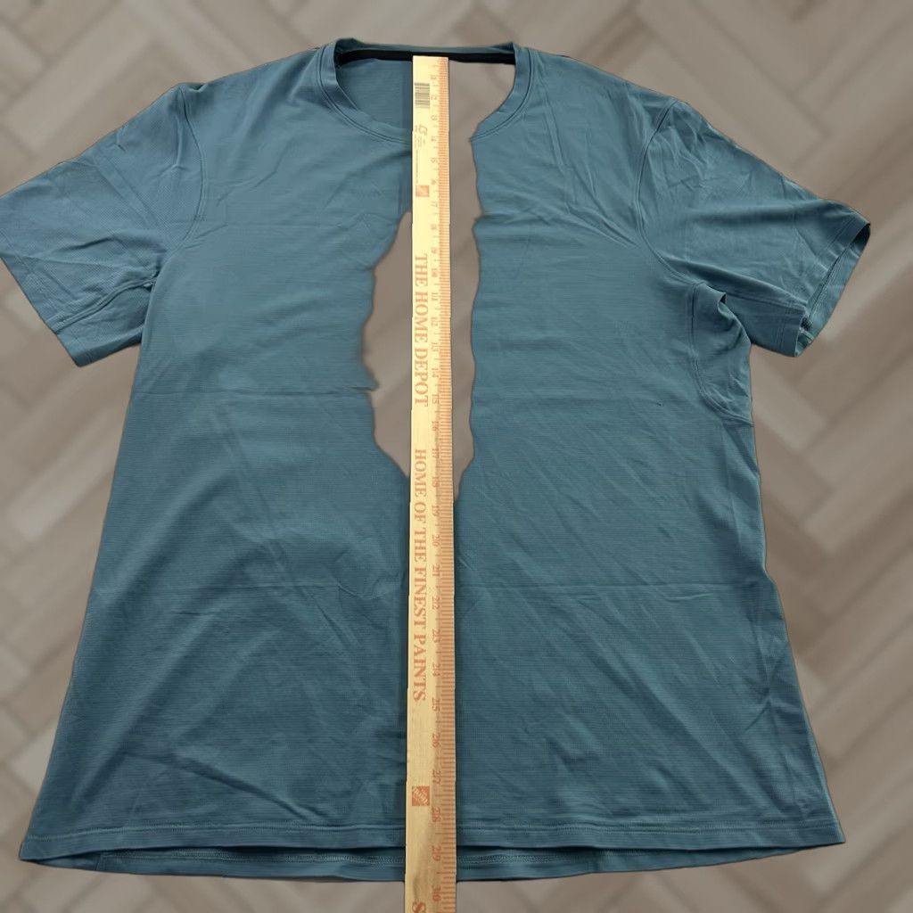 Lululemon Lululemon Short Sleeve T-Shirt Men's XL Blue Athletic Shirt Mens XL Blue Athletic T-Shirt Size US XL / EU 56 / 4 - 1 Thumbnail