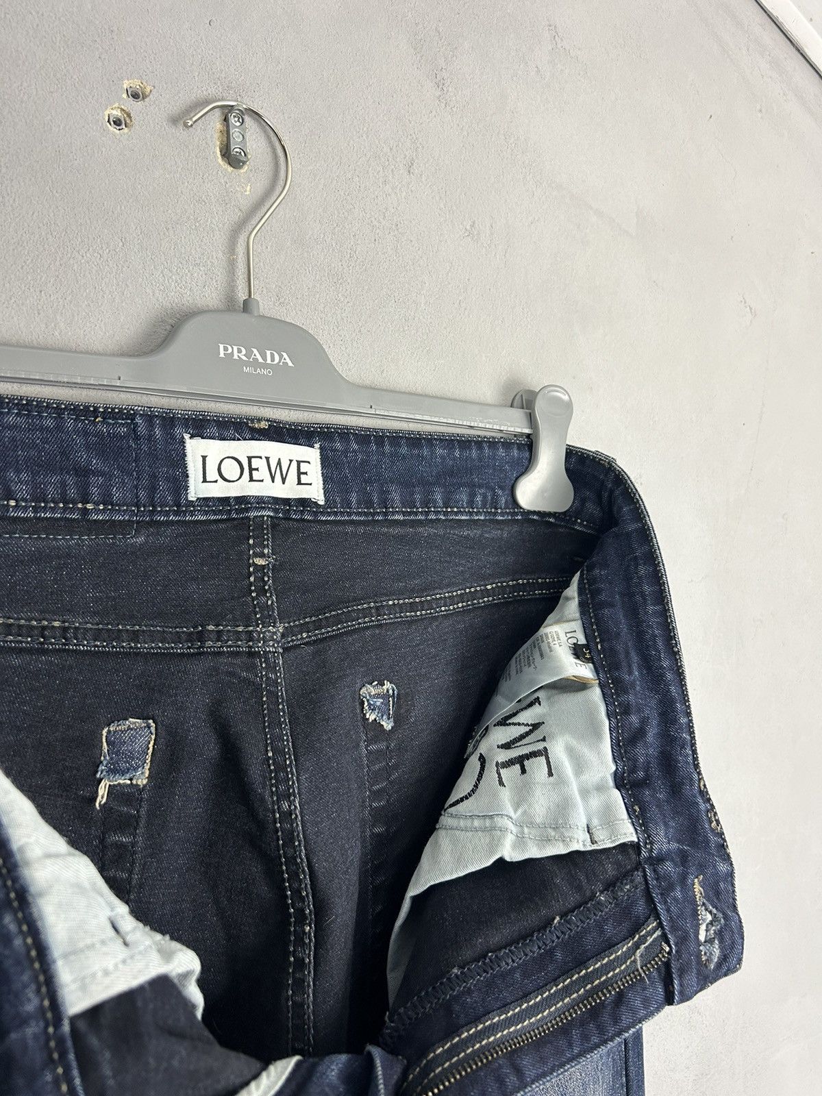 Loewe LOEWE Anagram Denim Jeans Made in Italy W34 Luxury Designer Size US 34 / EU 50 - 16 Thumbnail