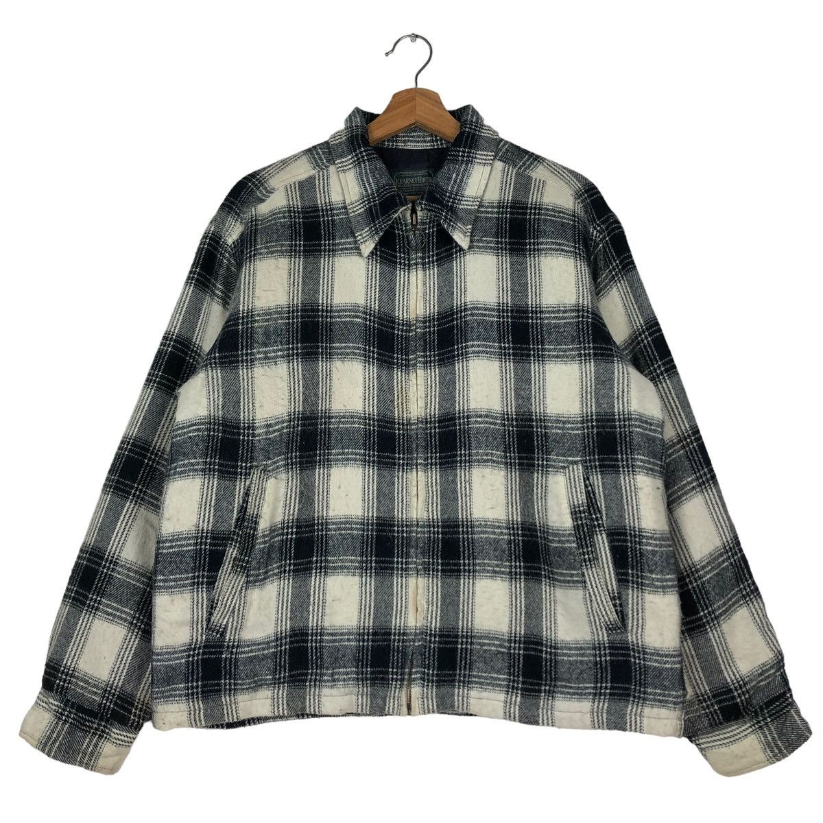 Flannel 🔥VINTAGE FLANNEL WOOL ZIPPER JACKET KEARNEY HOUSE JAPAN Size US M / EU 48-50 / 2 - 1 Thumbnail