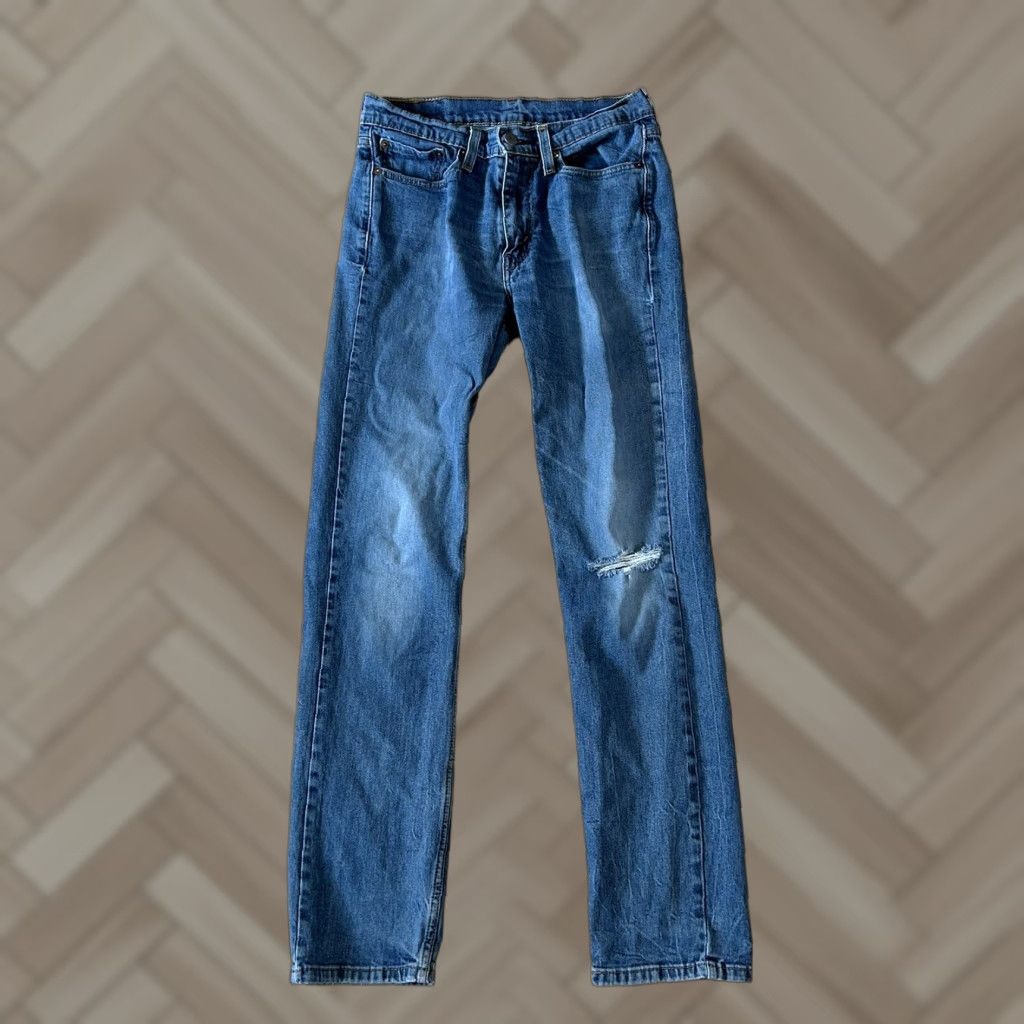 Levi's Levi's 514 Jeans Mens Blue Slim Straight Leg Pocket sz 30x32 Denim 5-Pocket Design Regular Slim Jeans Mens Blue Size US 30 / EU 46 - 1 Thumbnail