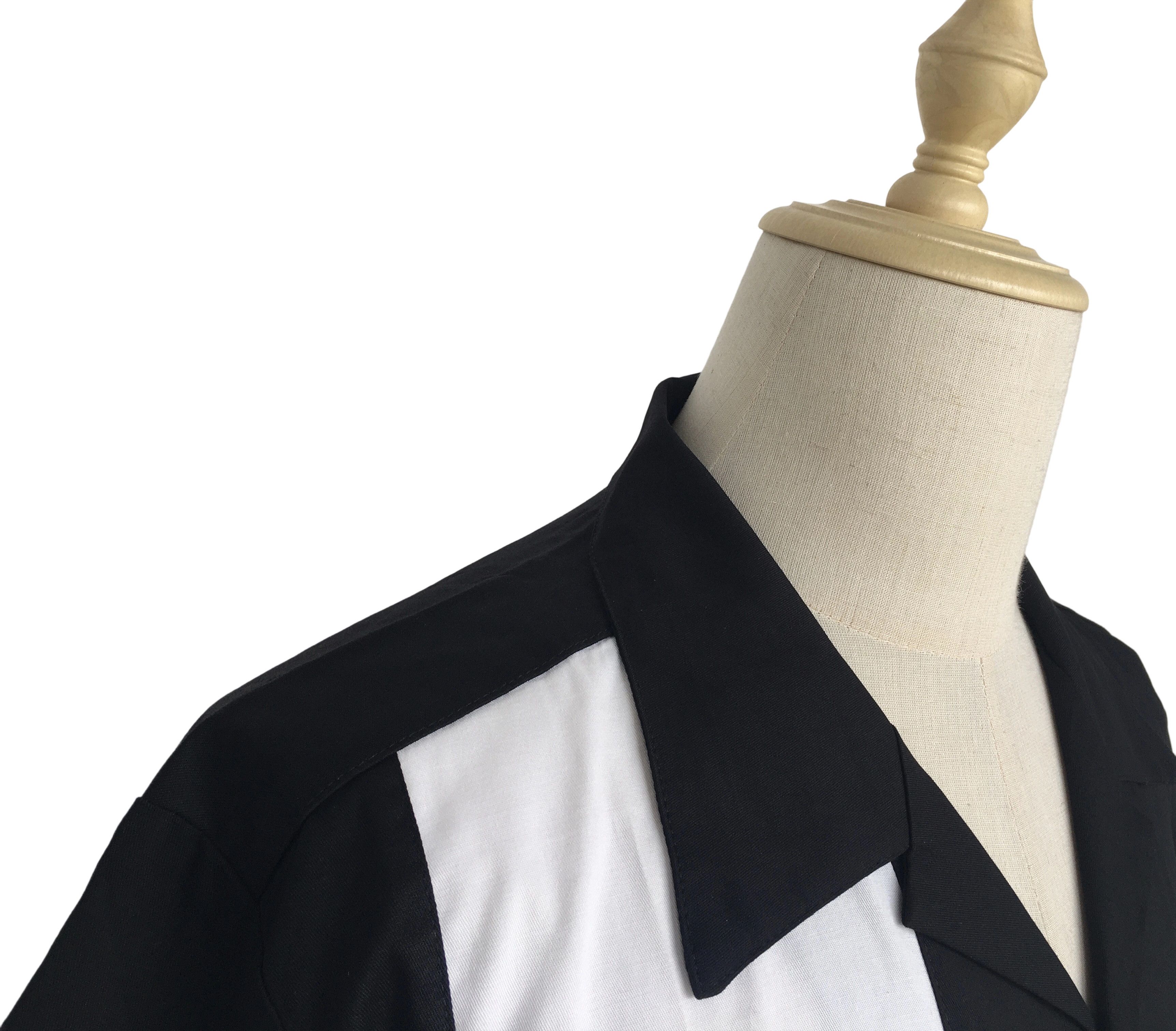 Other Black Men Shirts Pocket Patch Vintage Style Size US XL / EU 56 / 4 - 6 Thumbnail