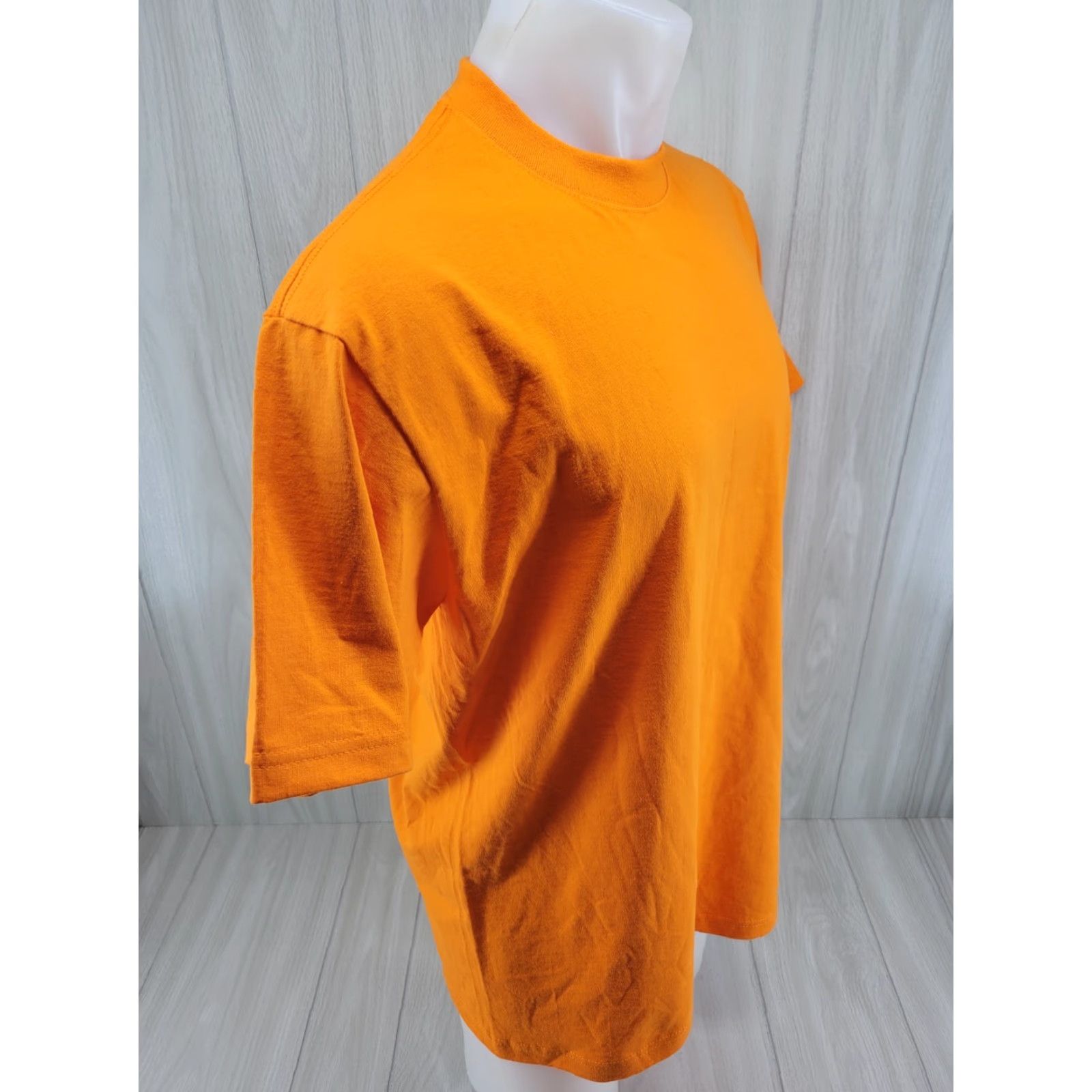 Vintage Shaka Wear Heavyweight Short Sleeve T-Shirt Skull Orange L Men Size US L / EU 52-54 / 3 - 6 Thumbnail