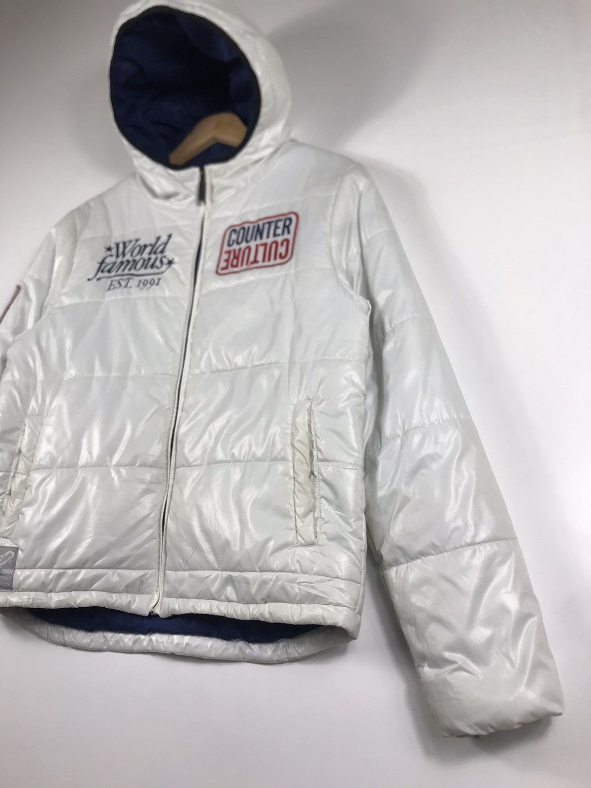 Sex Skateboards ⚡️Vintage Counter Culture Hooded Puffer Jacket Size US M / EU 48-50 / 2 - 3 Thumbnail
