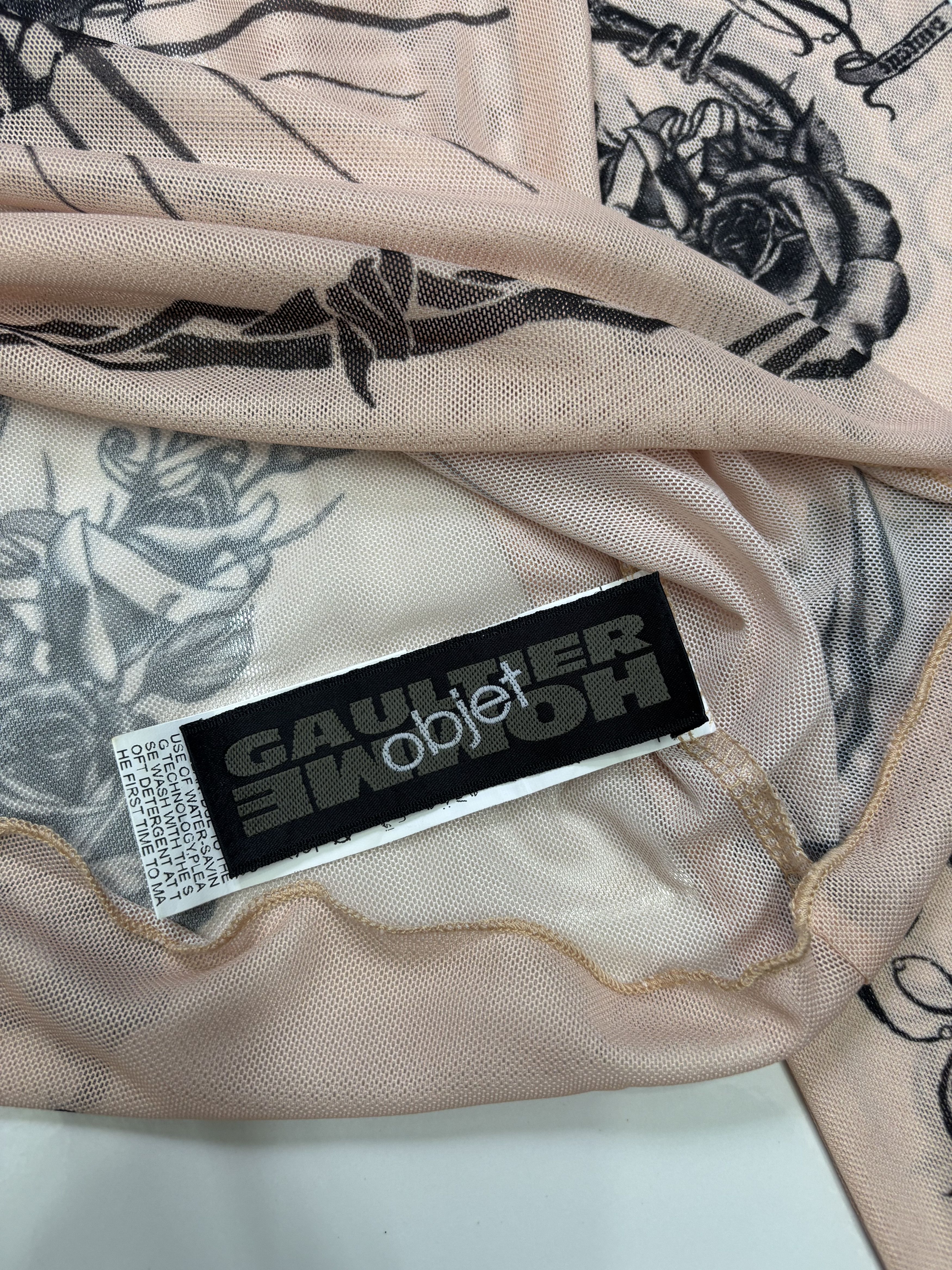 🔥GAULTIER HOMME OBJET GOTHIC MESH SHIRT