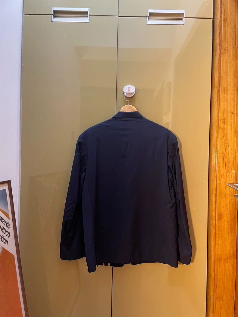 Yohji Yamamoto Yohji Yamamoto 91SS dark blue print blazer Size 38S - 2 Thumbnail