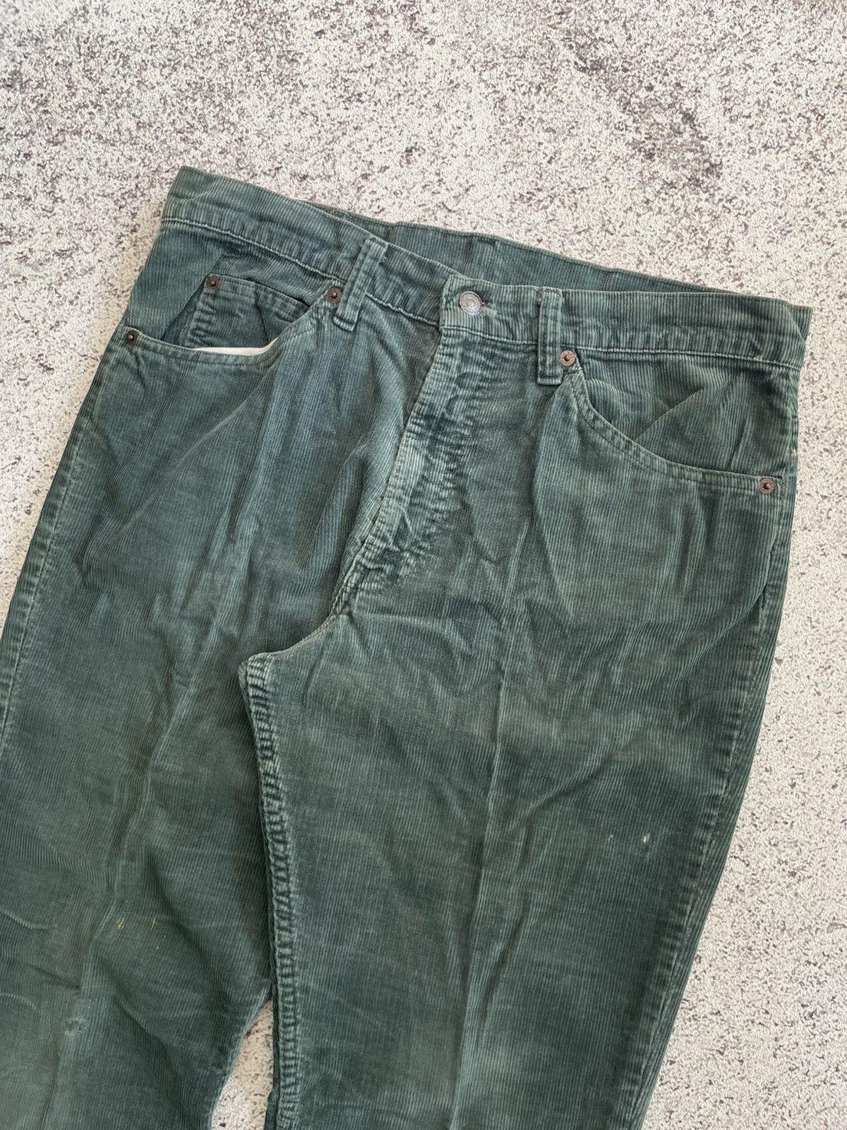 Levi's Vintage 80s Levis 517 Corduroy Flare Jeans Size US 33 - 3 Thumbnail