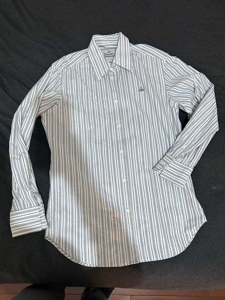 Vivienne Westwood Vivienne Westwood Striped shirt Size L / US 10 / IT 46 - 1 Thumbnail