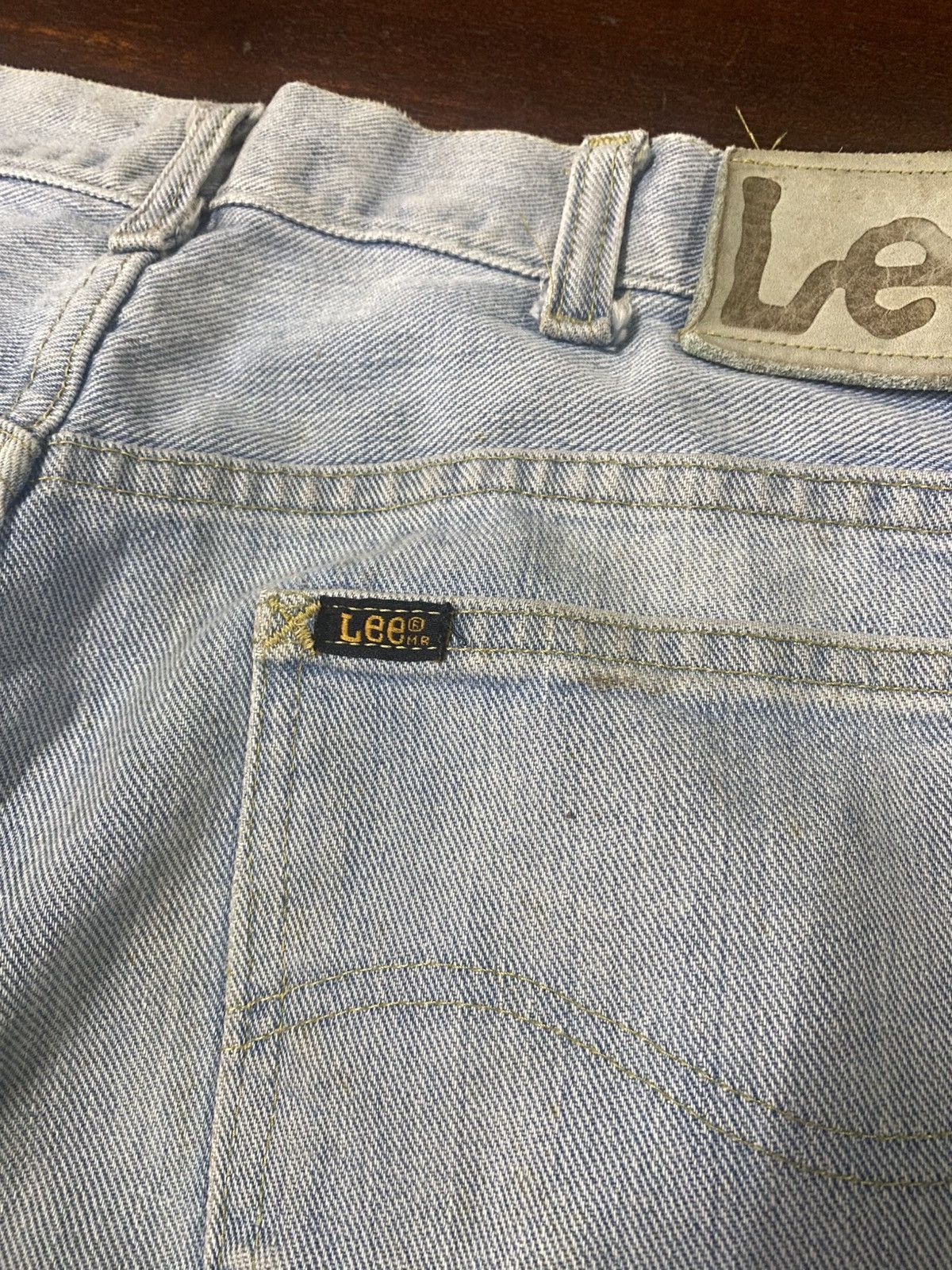 Lee Vintage 70s LEE Riders mud wash rusty talon 42 Size US 32 / EU 48 - 15 Thumbnail