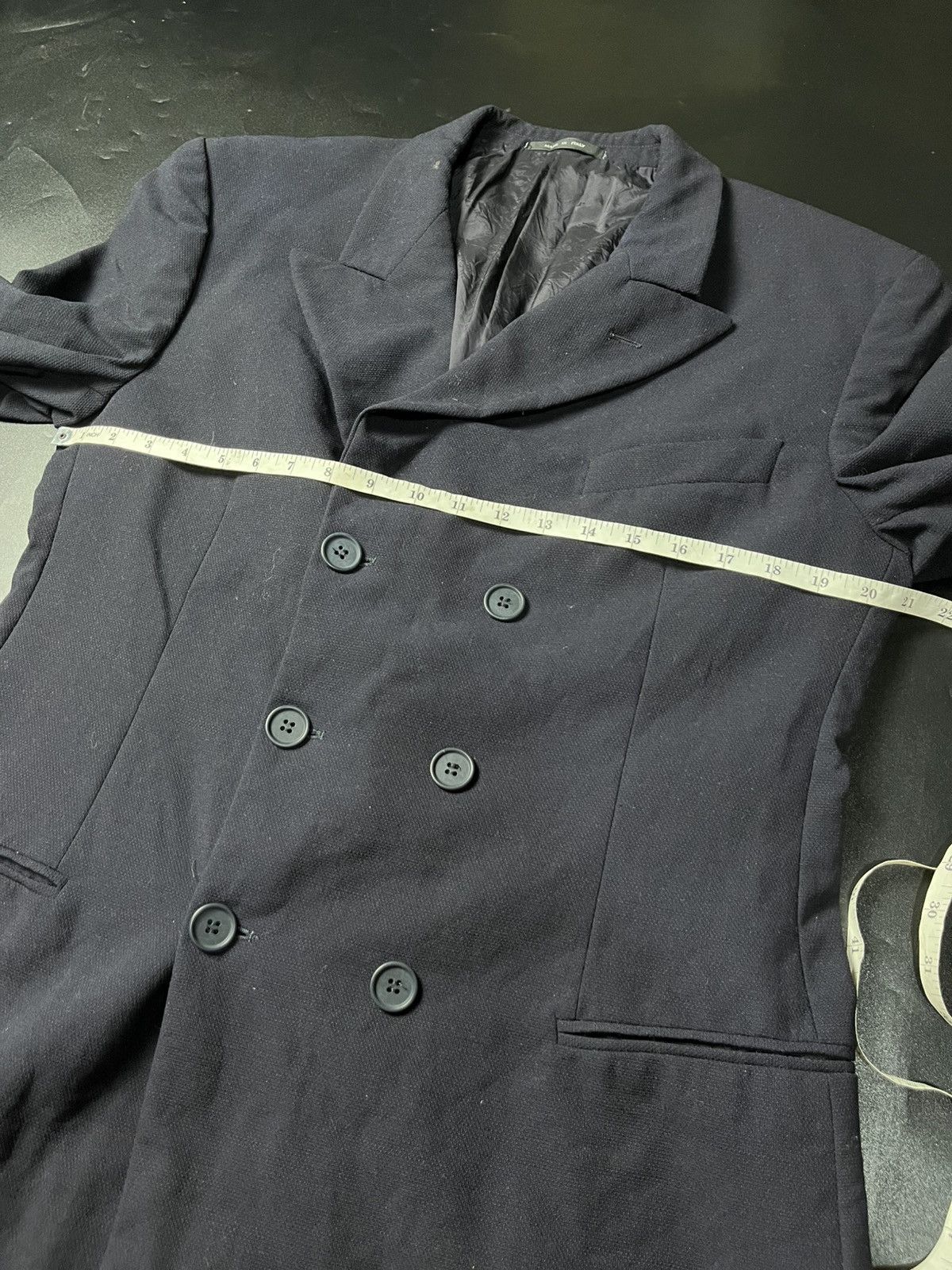 Designer × Emporio Armani Vintage 90s EMPORIO ARMANI Blazer Size 38S - 13 Thumbnail