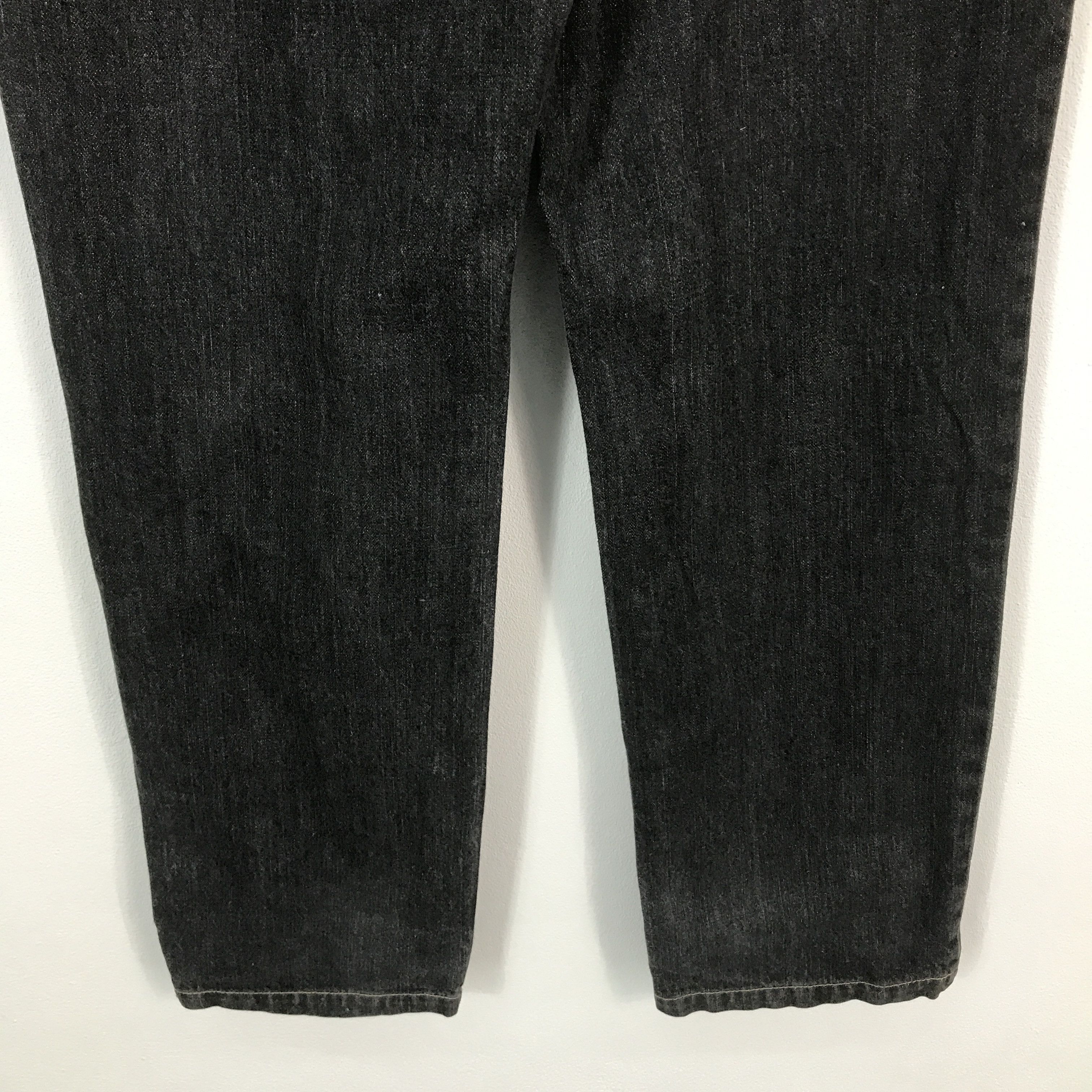 Japanese Brand Japan brand black denim leflah jeans pants Size US 31 - 6 Thumbnail
