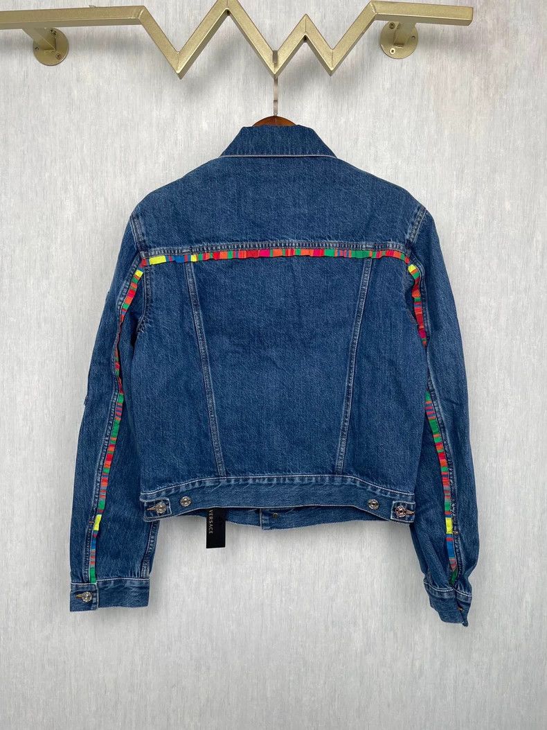 Versace Versace Main line men's denim jacket Size US L / EU 52-54 / 3 - 6 Thumbnail