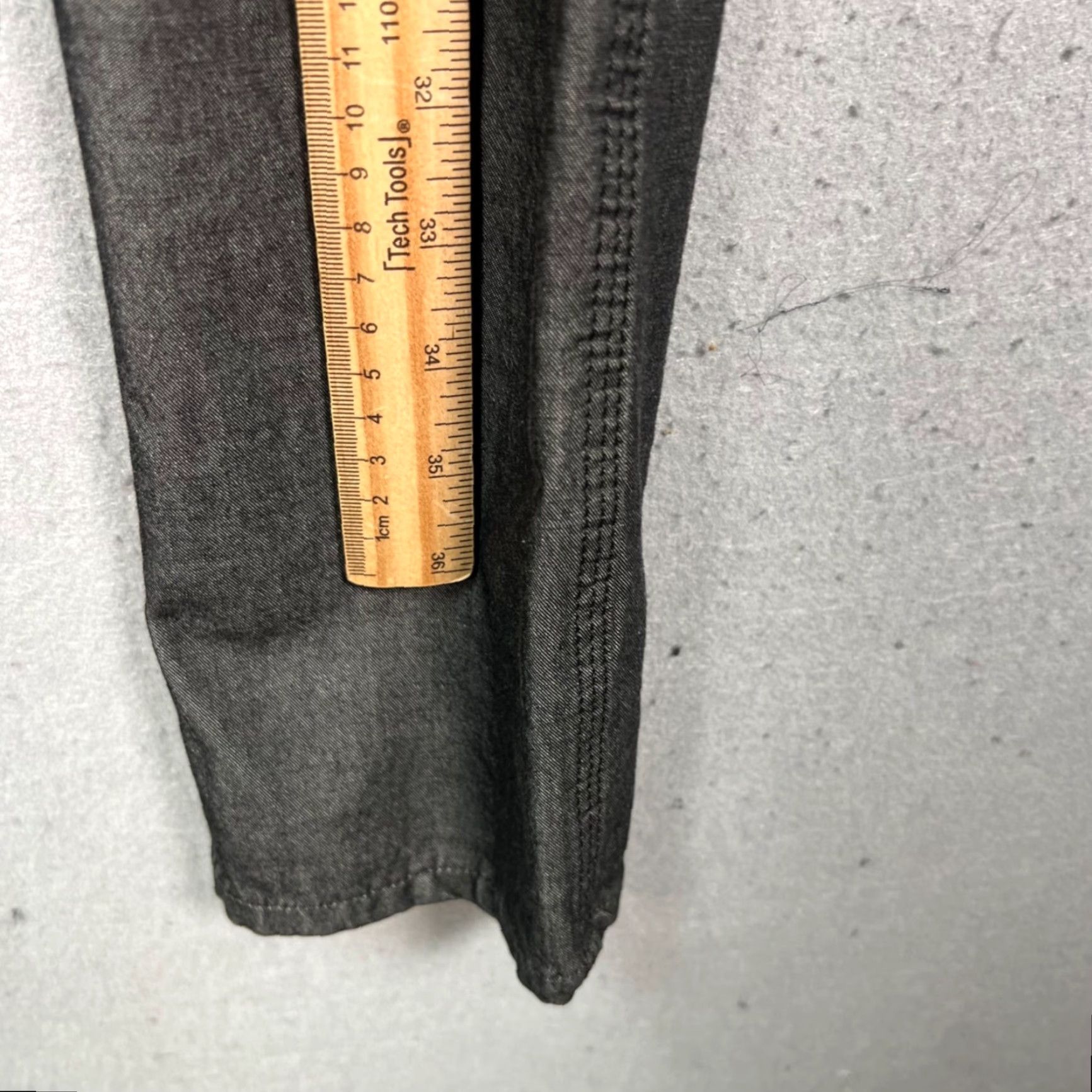 Rag & Bone rag & bone Womens 25 Gray Skinny Jeans Cotton Blend Denim 5-Pocket Inseam 32 Size 42" / US 20 - 7 Thumbnail