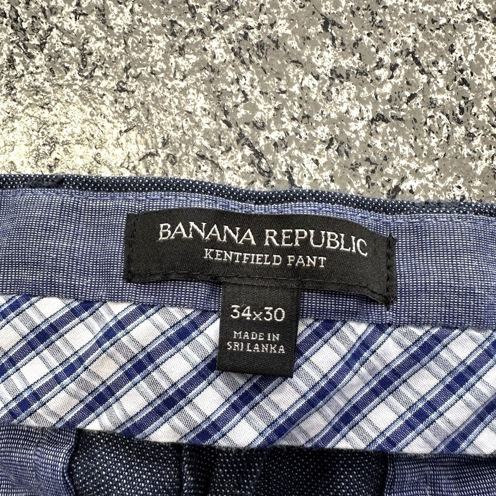 Banana Republic Banana Republic Kentfield Pants Mens 34x29 Blue Cotton Straight Chino Shirt Size US 34 / EU 50 - 4 Thumbnail