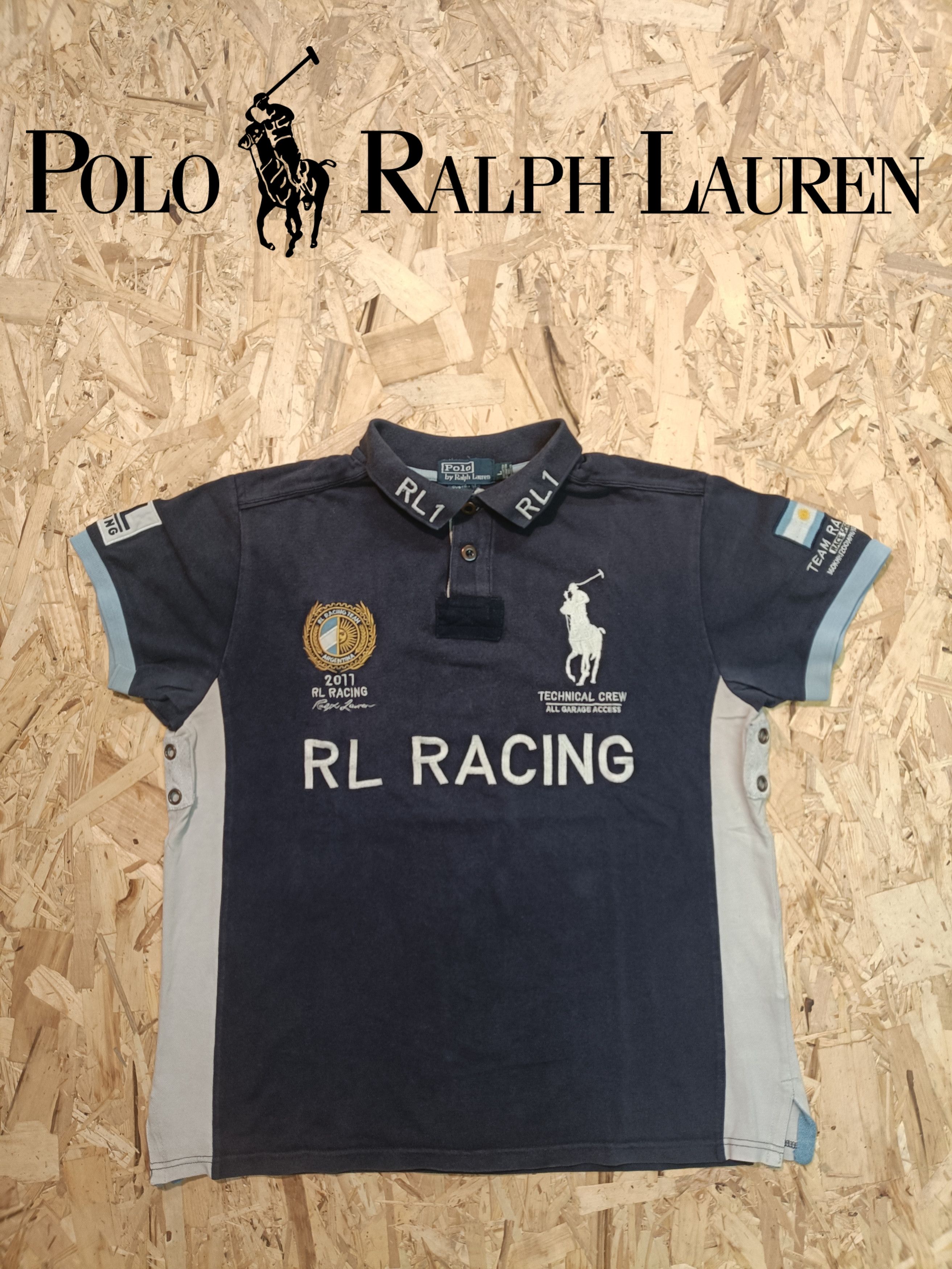 Ralph Lauren × Vintage Polo Ralph Lauren, RL RACING ARGENTINA Size US L / EU 52-54 / 3 - 1 Thumbnail