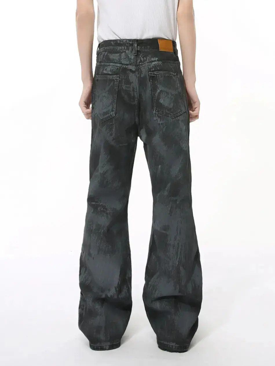 Japanese Brand Retro loose high street flared jeans Size US 32 / EU 48 - 3 Thumbnail