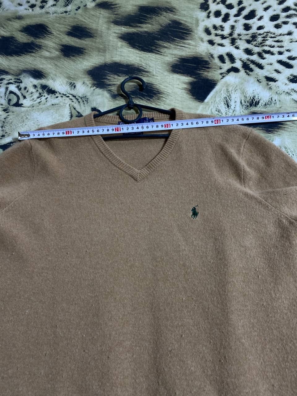 Polo Ralph Lauren × Ralph Lauren × Vintage 90s Vintage Polo Ralph Lauren Khaki Knit Sweater Size US XL / EU 56 / 4 - 14 Thumbnail