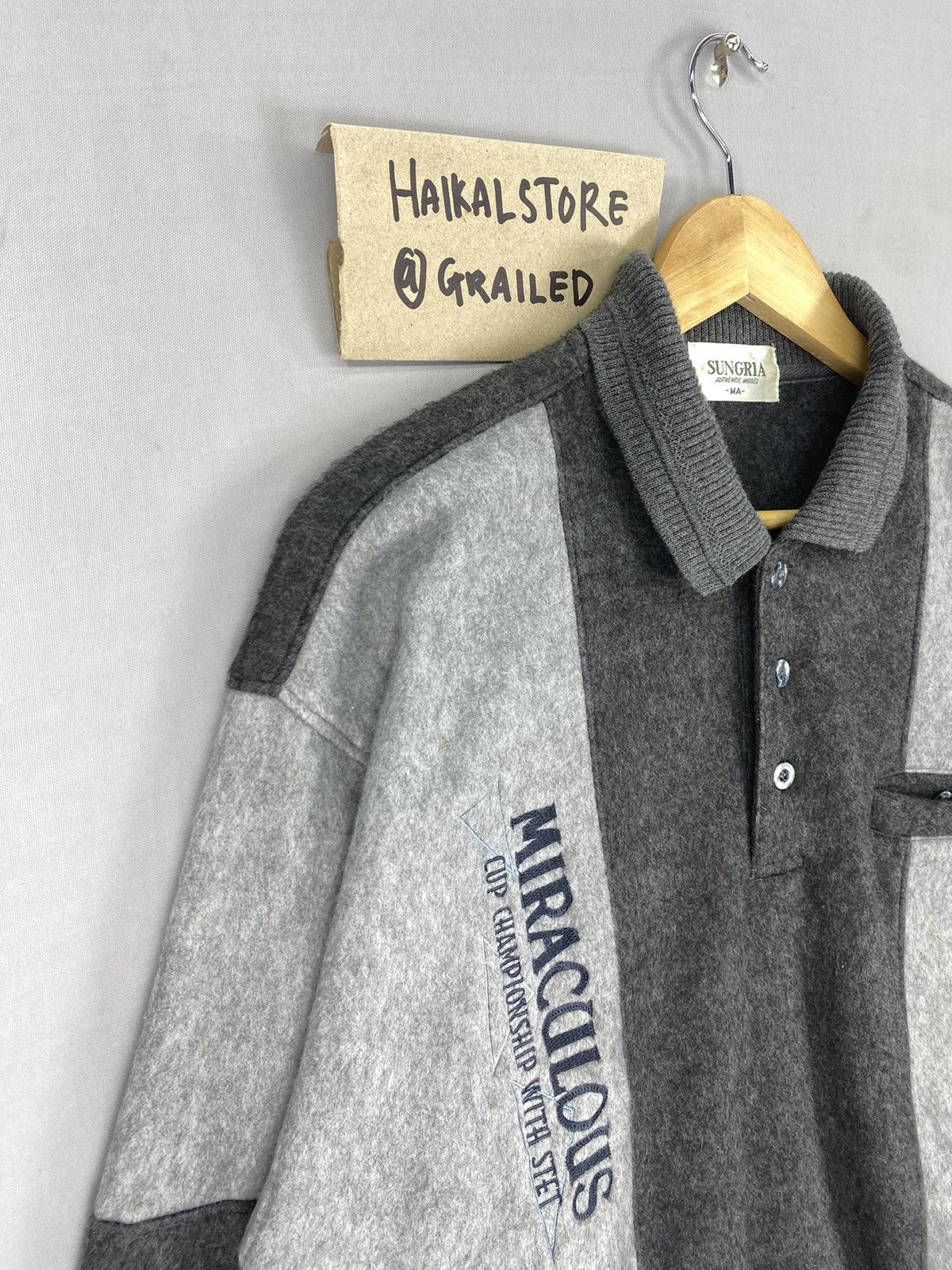 Japanese Brand Vintage Sweatshirt Collar By Sungria Size US M / EU 48-50 / 2 - 2 Thumbnail