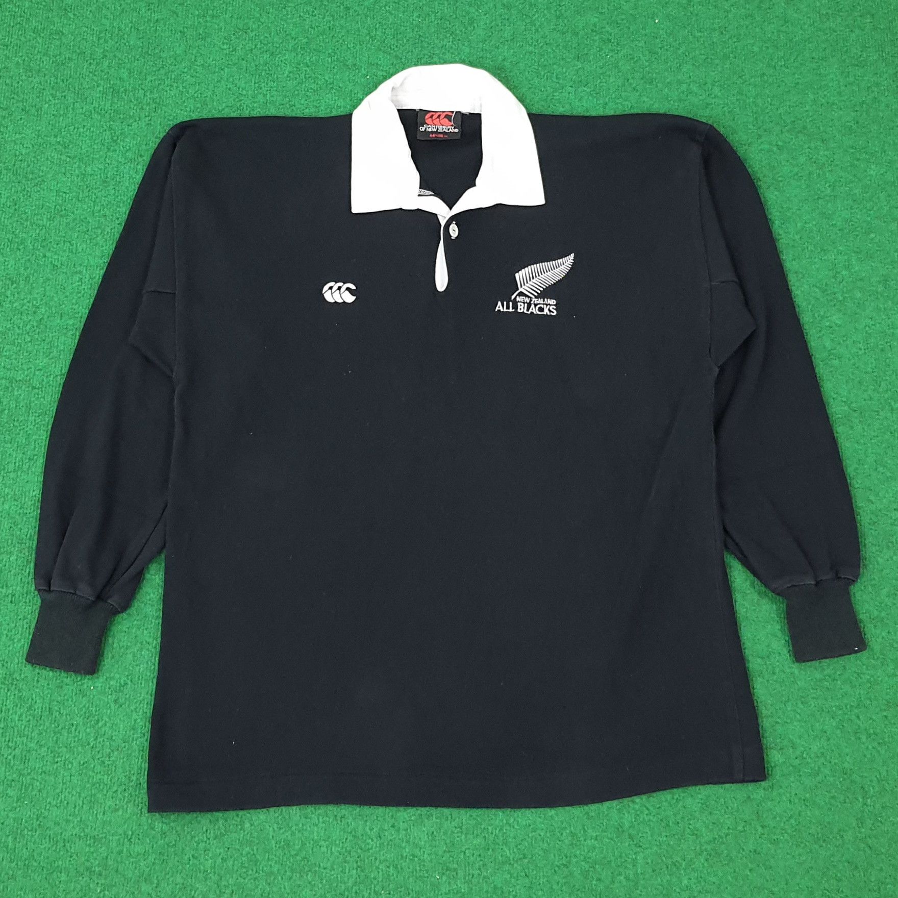 Vintage Canterbury of New Zealand Rugby Union Polo C239N64