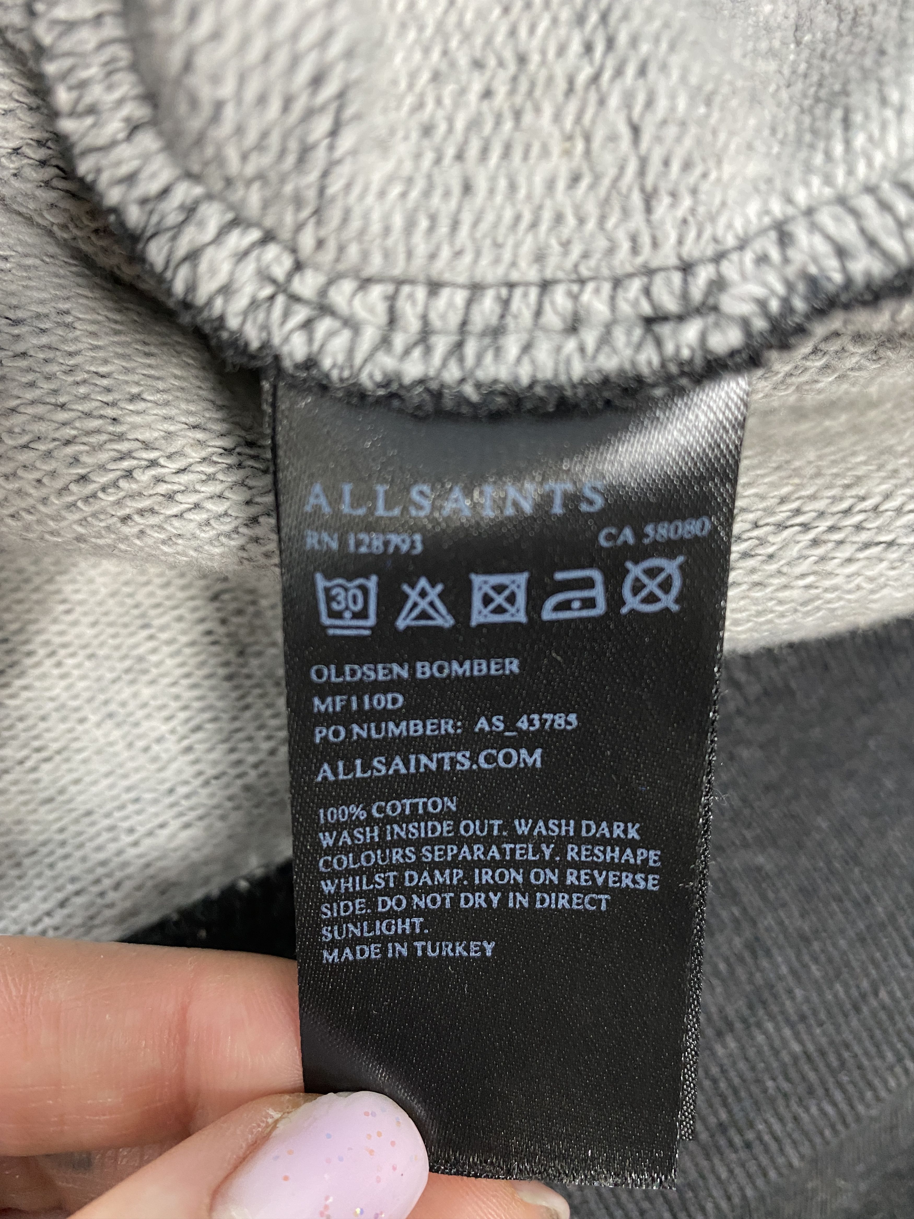 Allsaints Allsaints vintage bomber jacket y2k hoodie Size US S / EU 44-46 / 1 - 6 Thumbnail